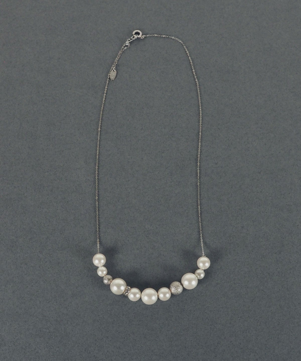 メタルボールミックスアシンメトリーネックレス【MUK voyalibre】