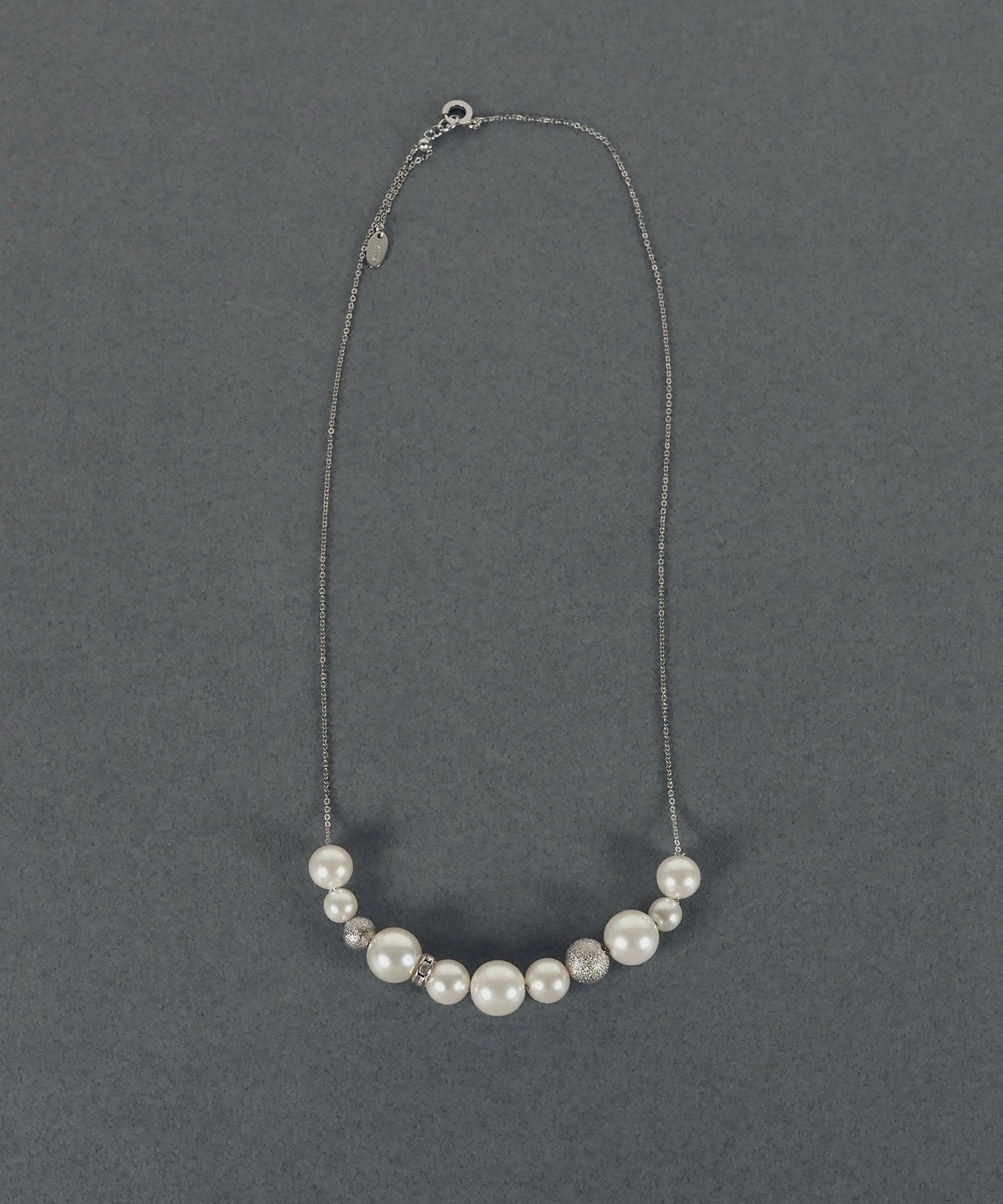 メタルボールミックスアシンメトリーネックレス【MUK voyalibre】