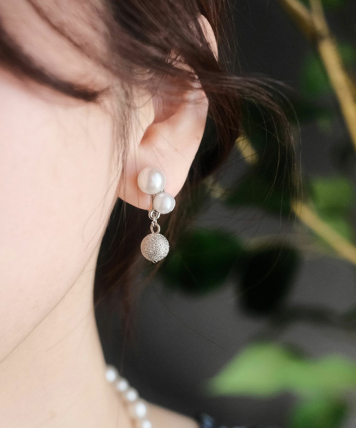 メタルボールミックスイヤリング【MUK voyalibre】