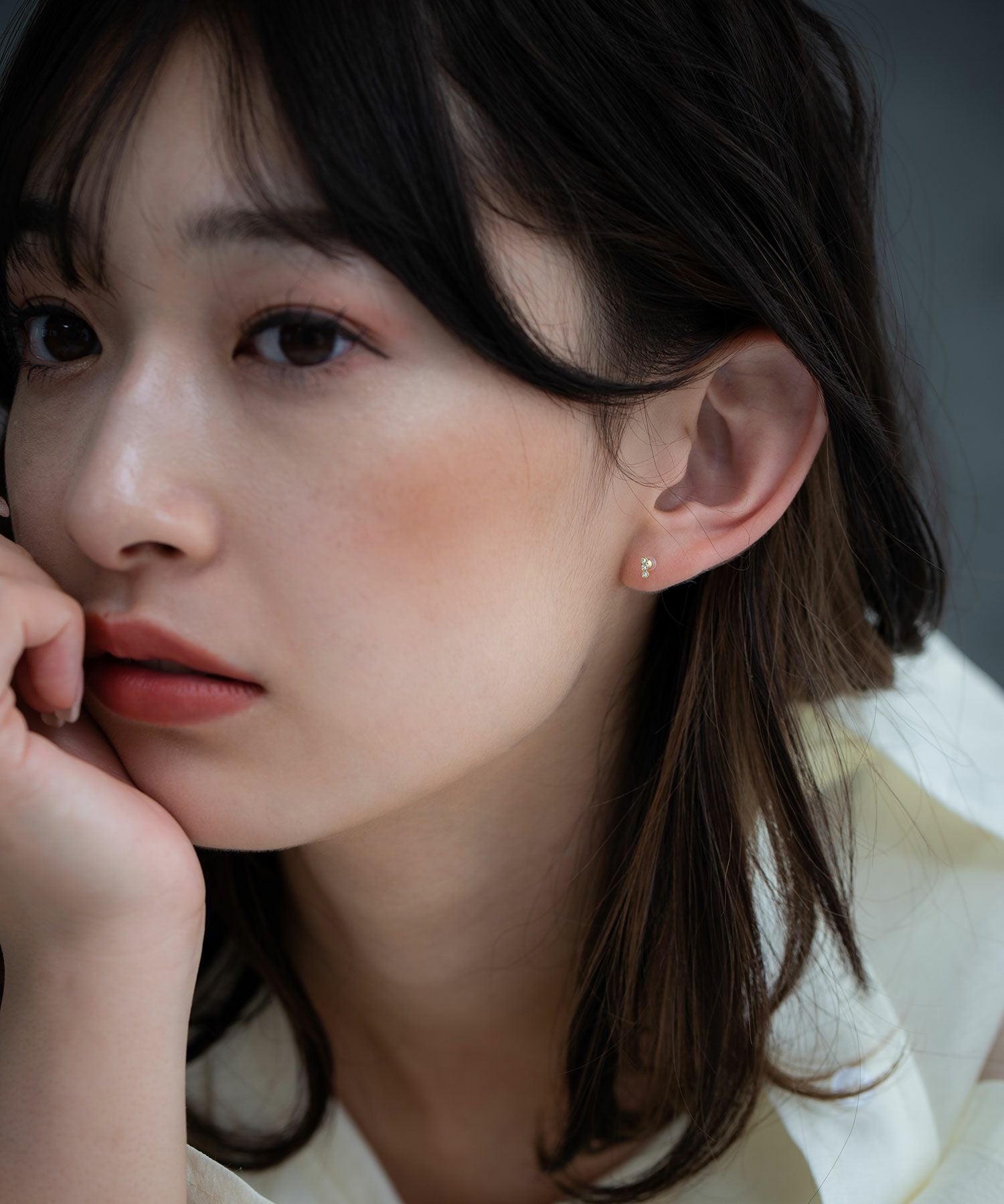 【web限定】ルミライナセラミックポストピアス【Lumirise】