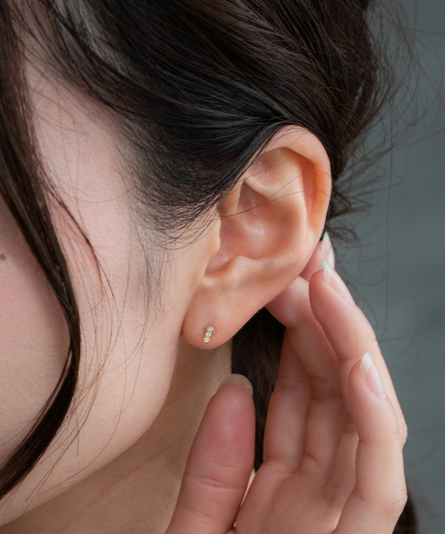 【web限定】ルミライナセラミックポストピアス【Lumirise】