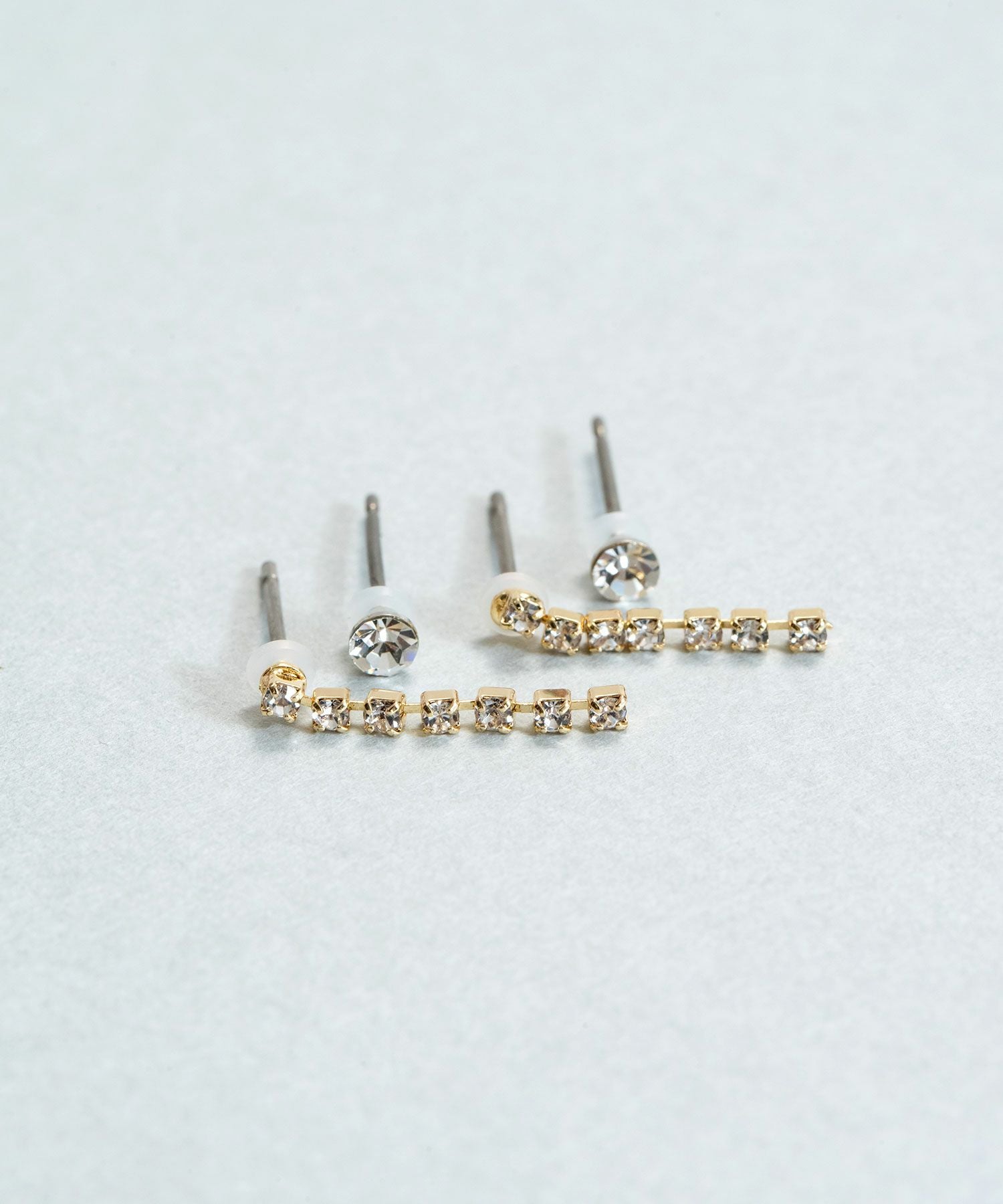 ストーンウィープピュアチタンポストピアス