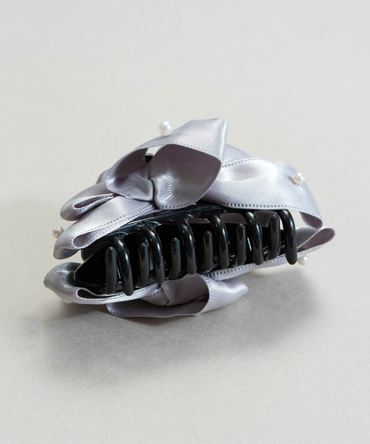 リボンパールドットバンスクリップ