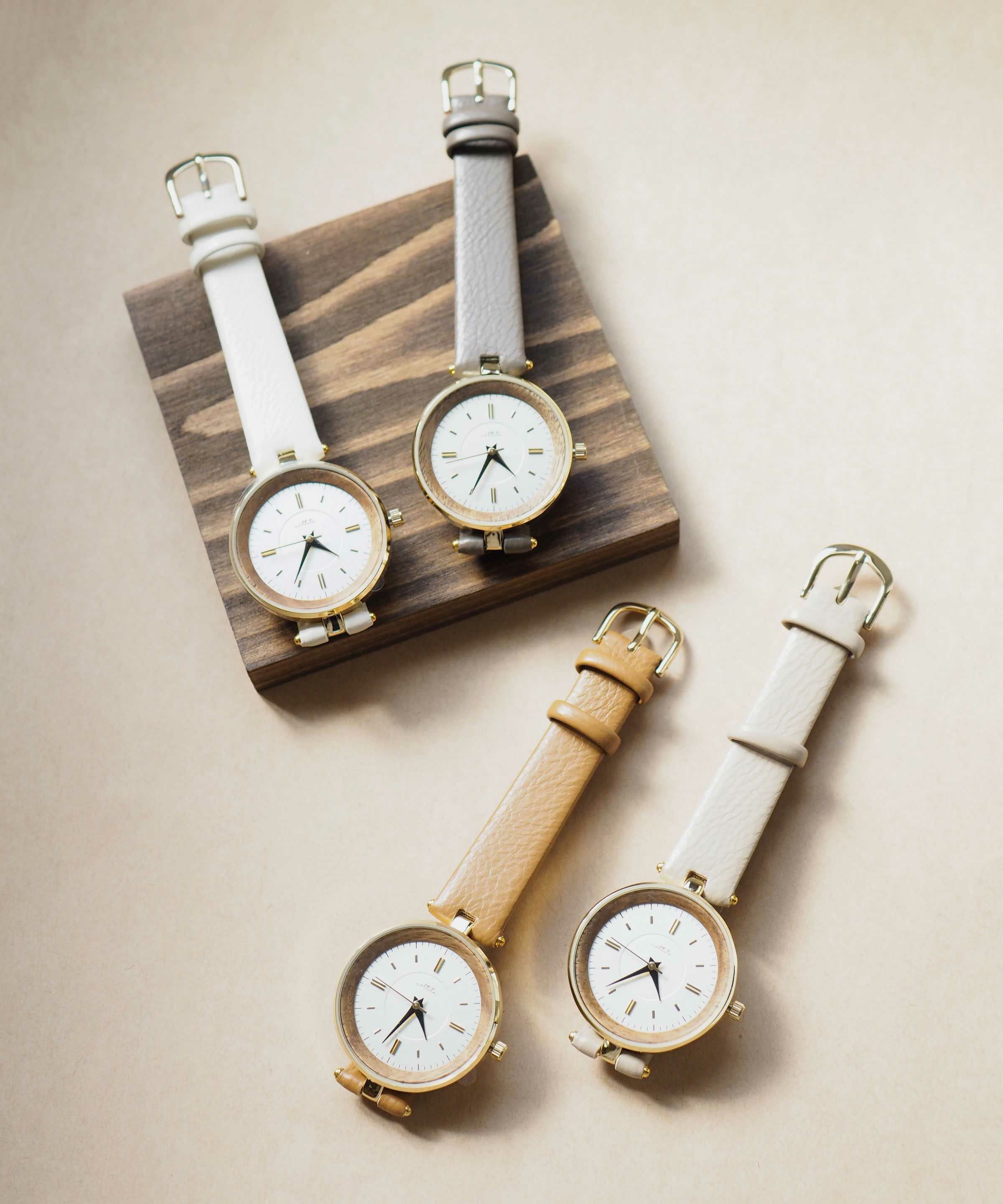 30%off】くすみカラーウッドベルトウォッチ | 【公式】MUK ONLINE SHOP