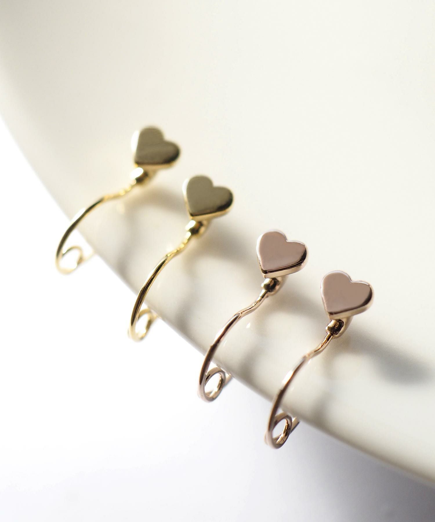 【web限定】ルミミニハートループフィットイヤリング【Lumirise】