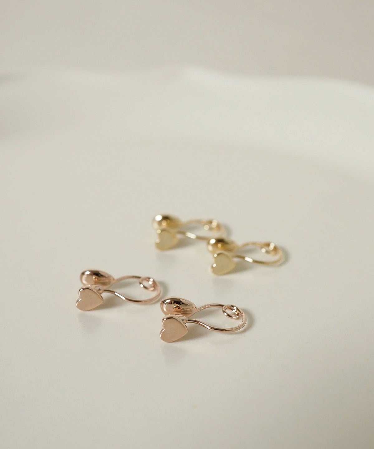 【web限定】ルミミニハートループフィットイヤリング【Lumirise】