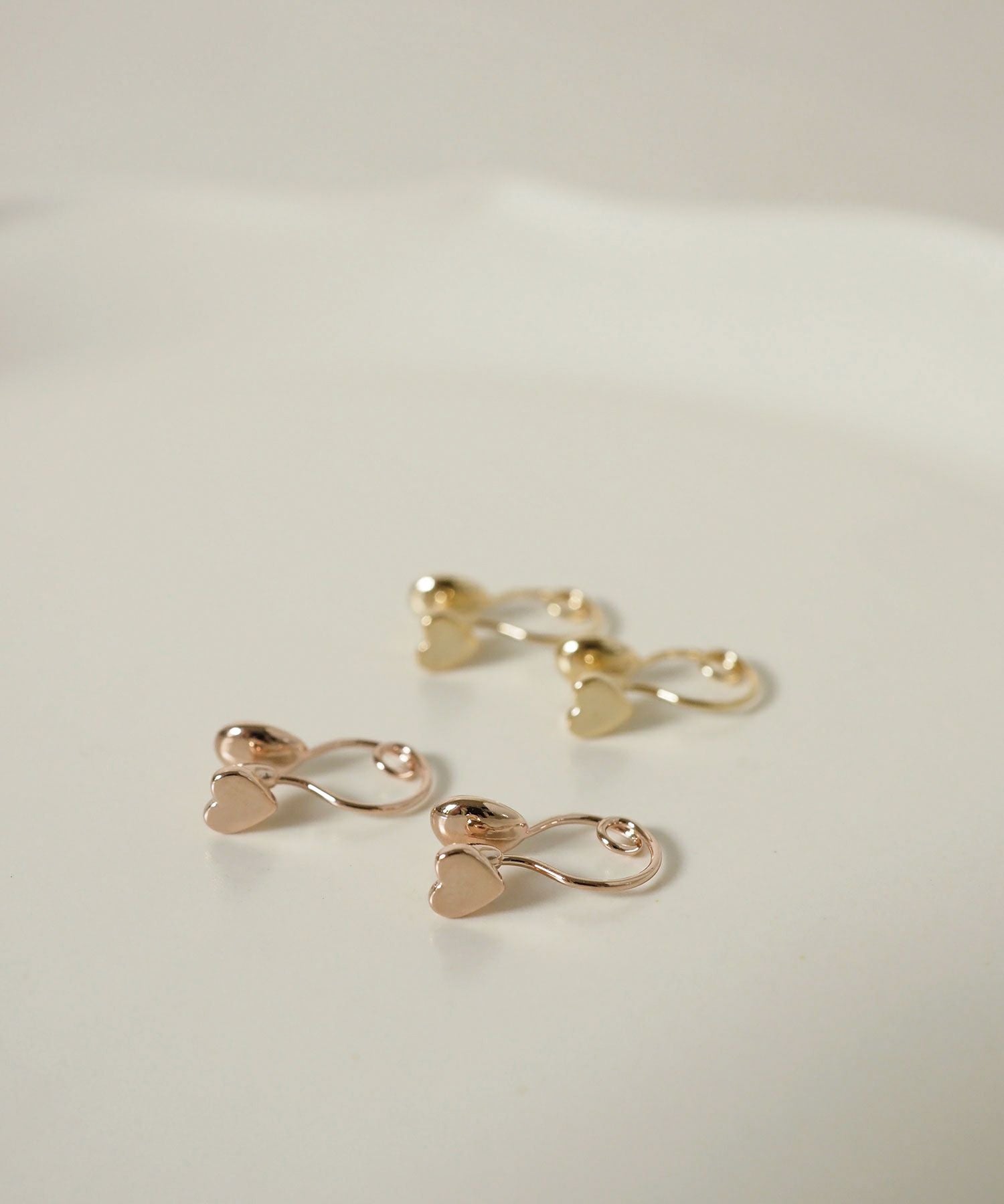 【web限定】ルミミニハートループフィットイヤリング【Lumirise】