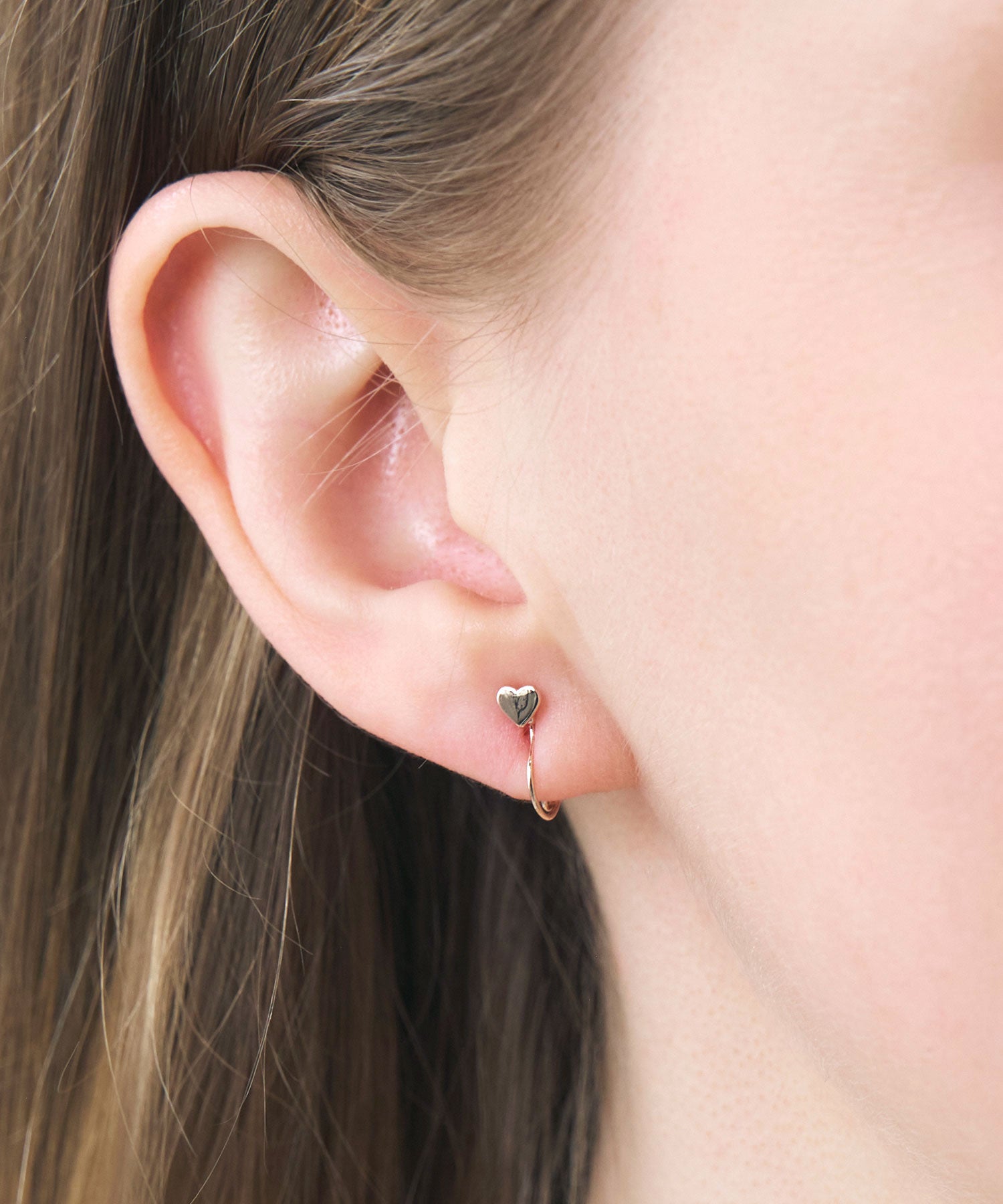 【web限定】ルミミニハートループフィットイヤリング【Lumirise】