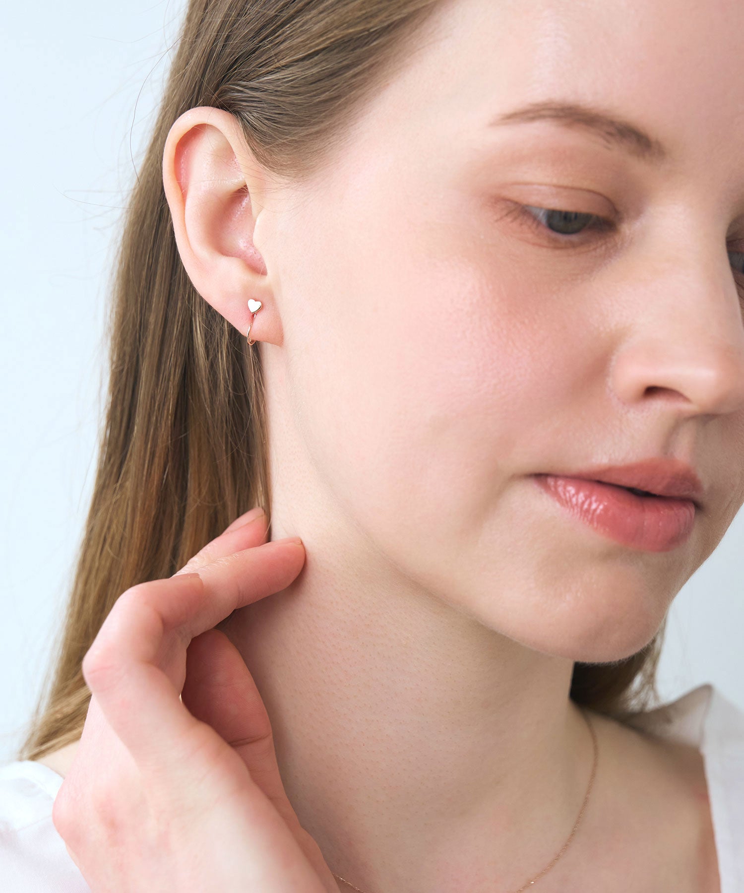 【web限定】ルミミニハートループフィットイヤリング【Lumirise】