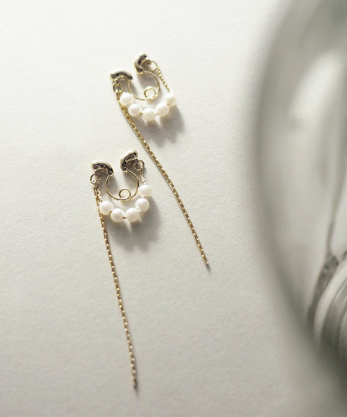 【web限定】ルミリバーシブルループフィットイヤリング【Lumirise】