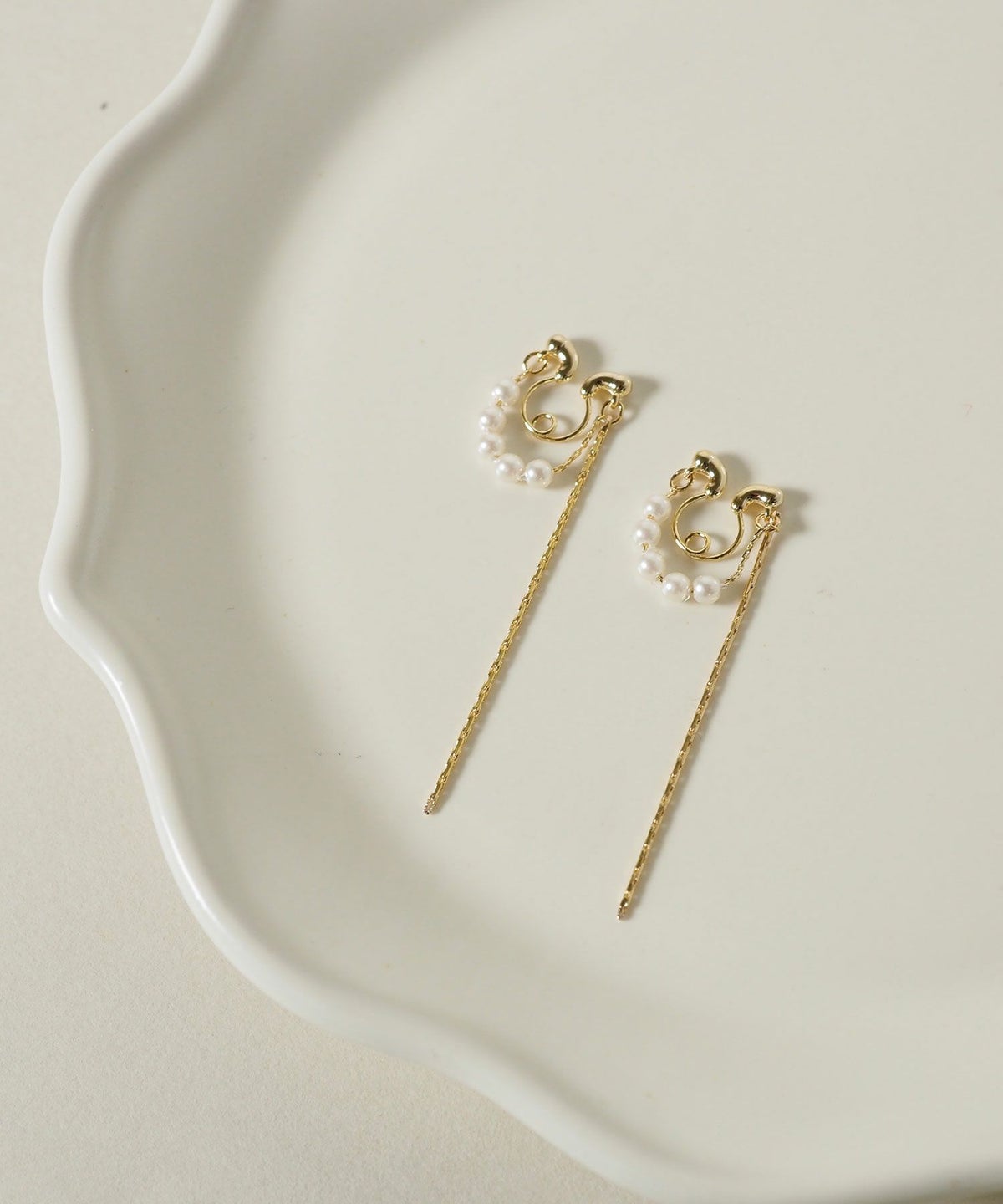 【web限定】ルミリバーシブルループフィットイヤリング【Lumirise】