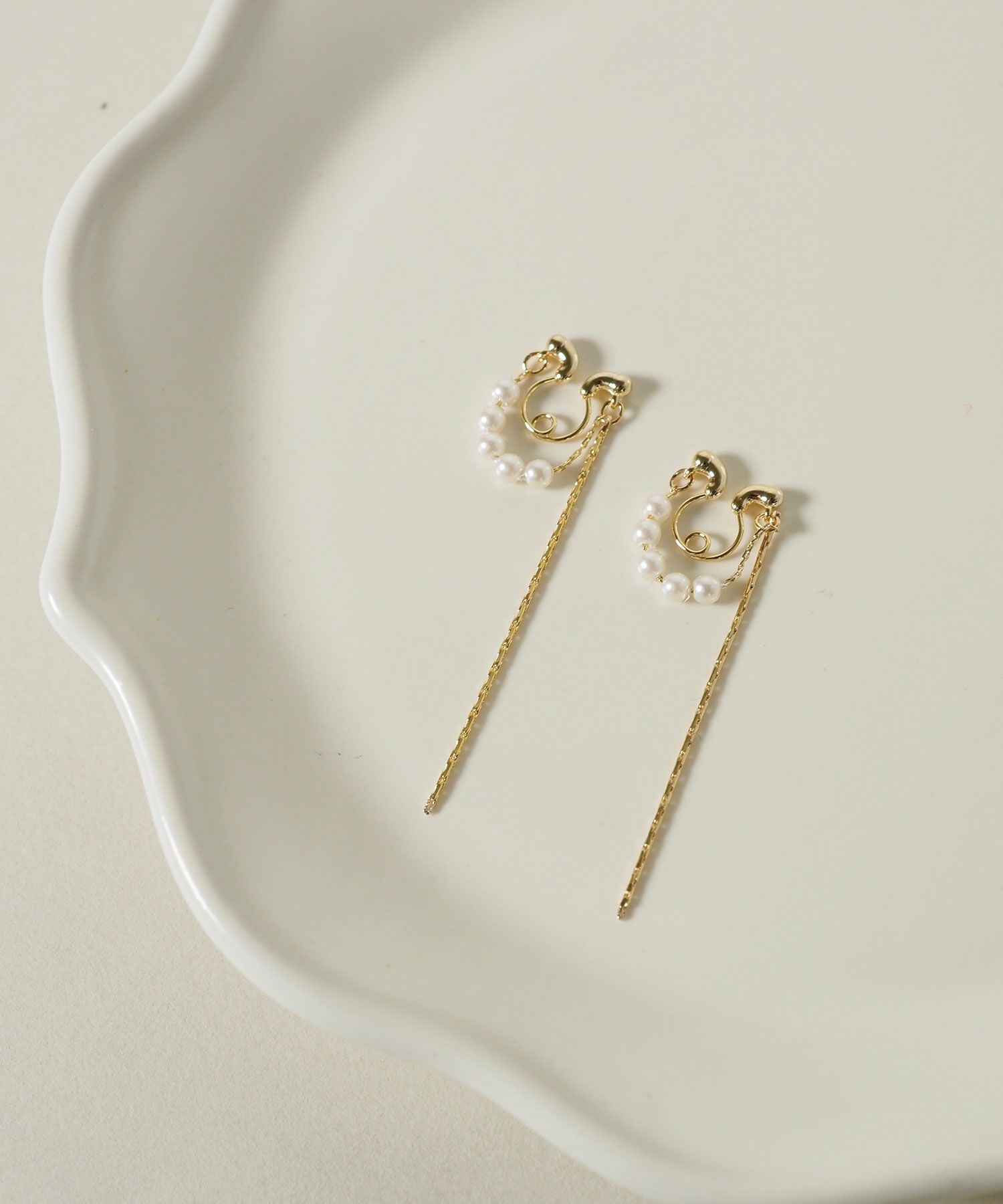 【web限定】ルミリバーシブルループフィットイヤリング【Lumirise】