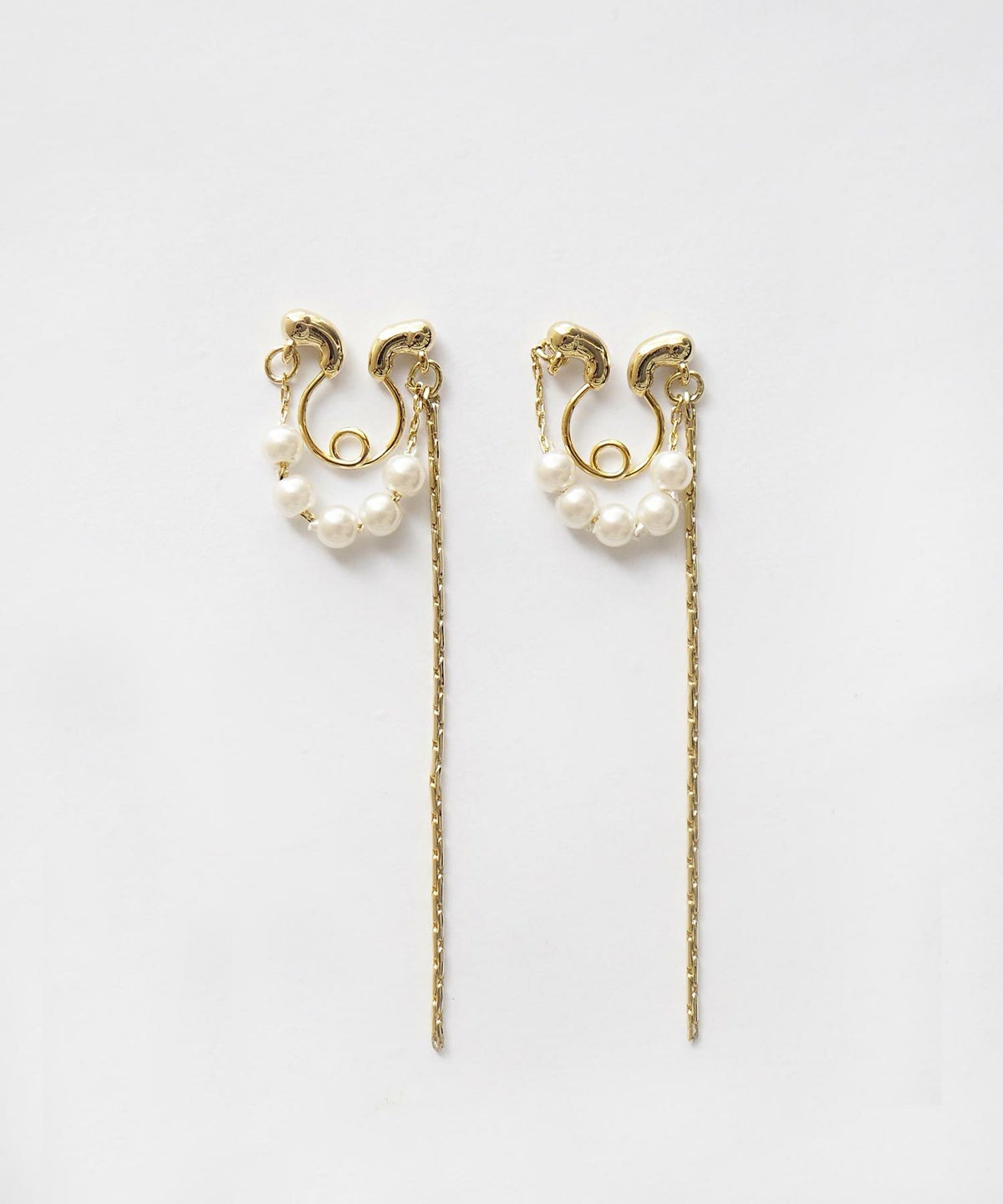 【web限定】ルミリバーシブルループフィットイヤリング【Lumirise】