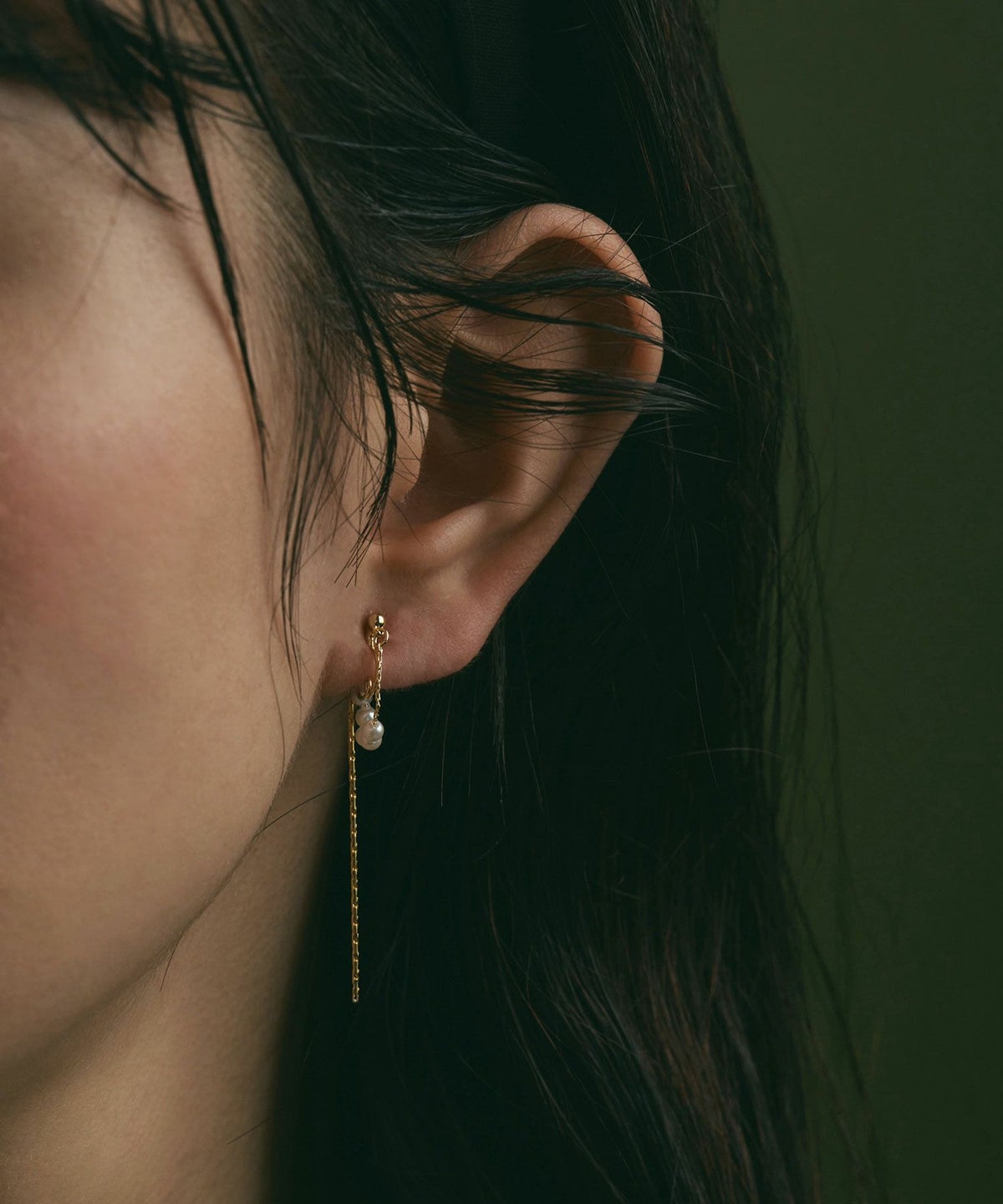 【web限定】ルミリバーシブルループフィットイヤリング【Lumirise】