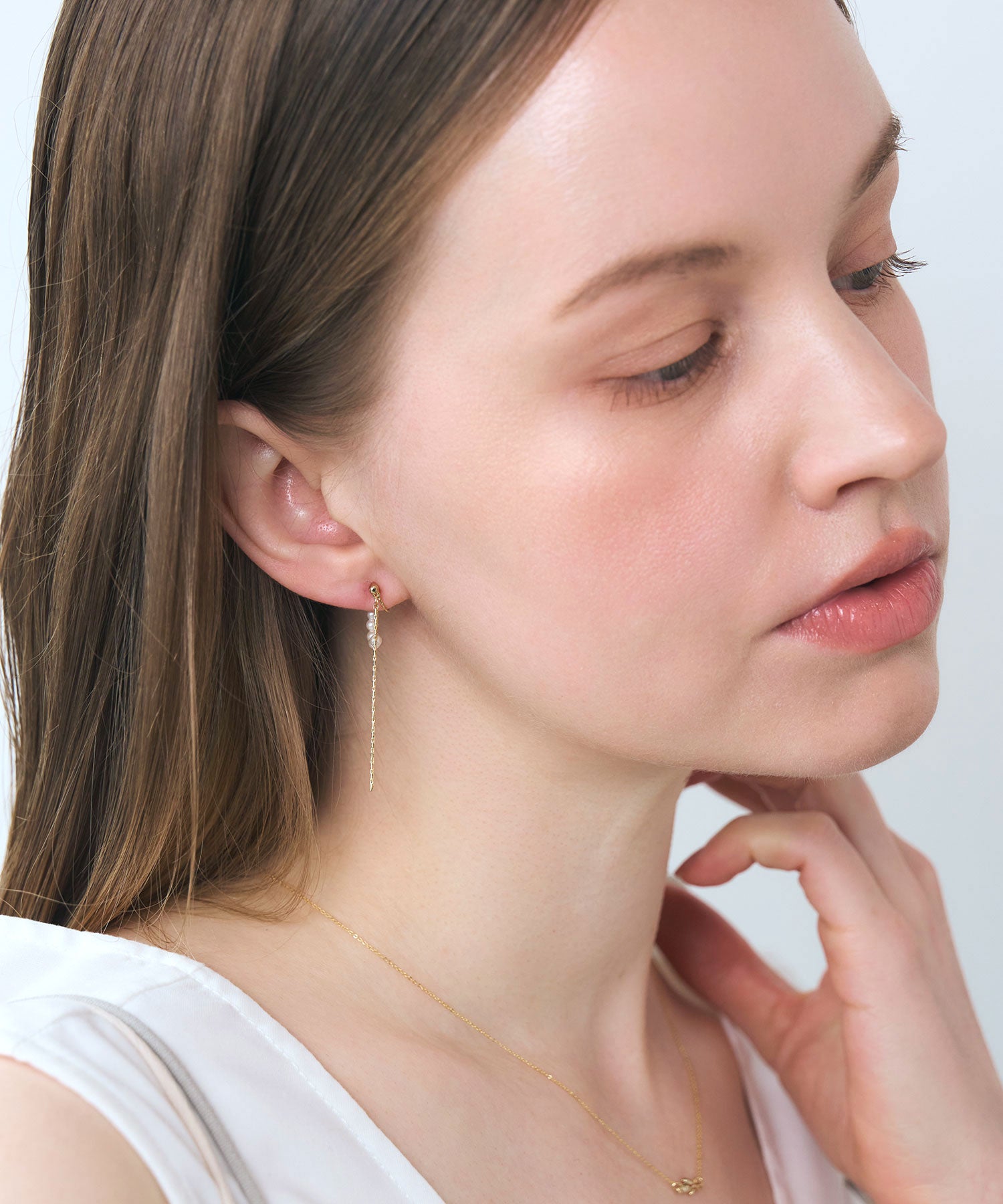 【web限定】ルミリバーシブルループフィットイヤリング【Lumirise】