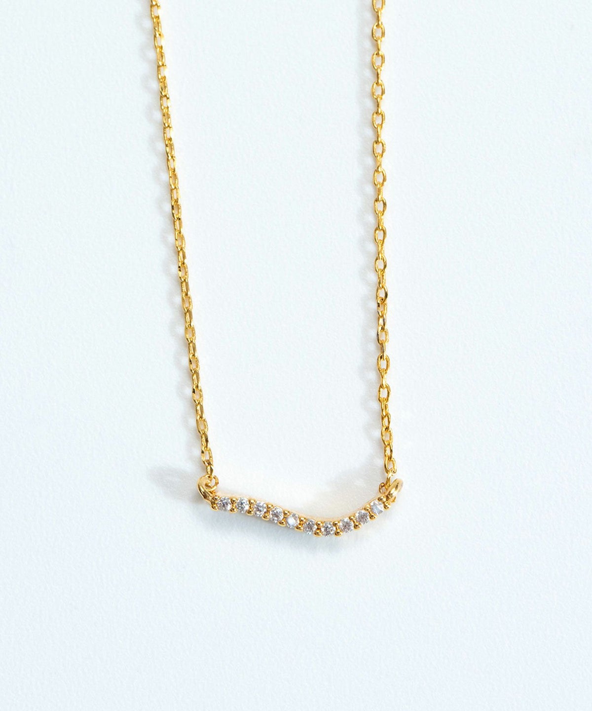 ウェーブトップキュービックジルコニアブレスレット【MUK】