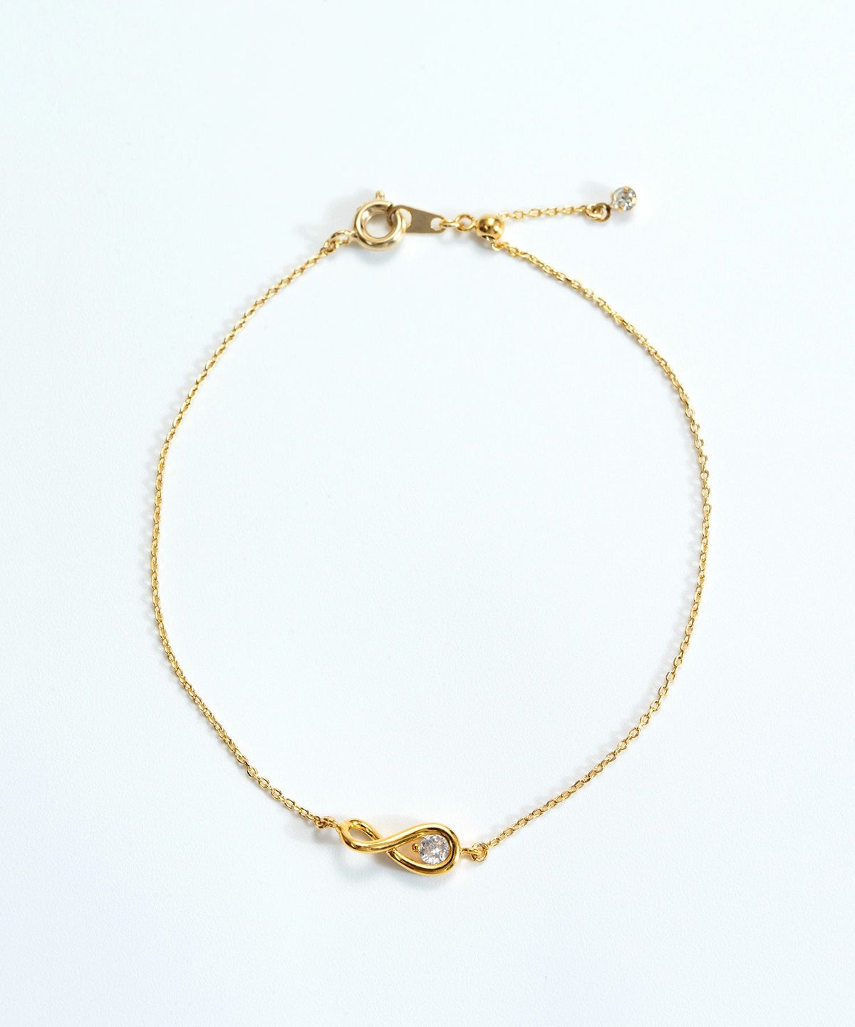 トーンキュービックジルコニアブレスレット【MUK】