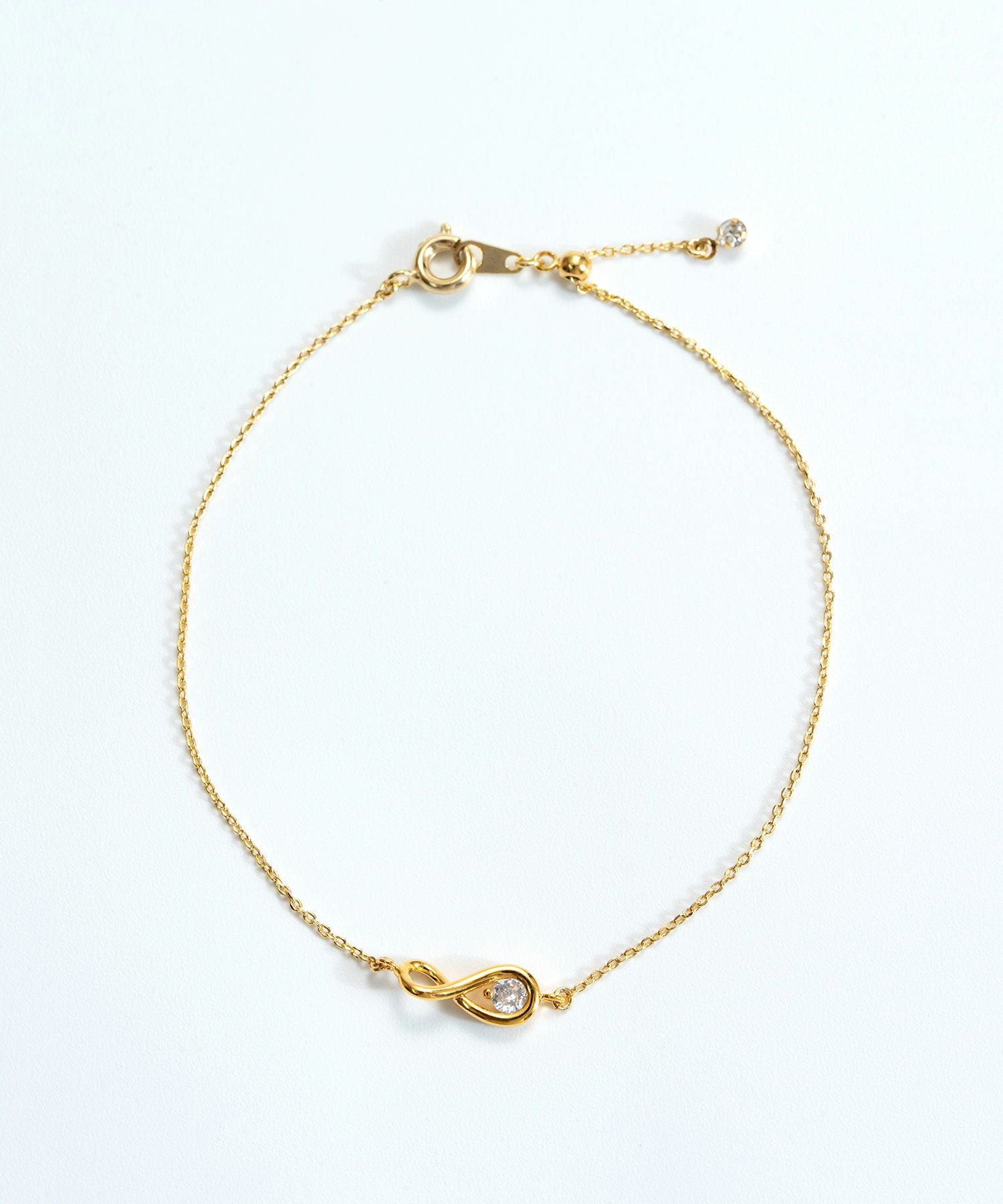 トーンキュービックジルコニアブレスレット【MUK】