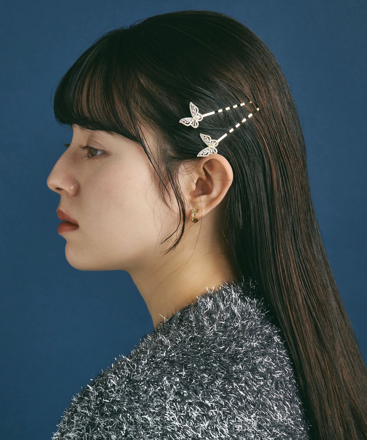 ジルコニアバタフライヘアピン【Dahlia】 | 【公式】MUK ONLINE SHOP