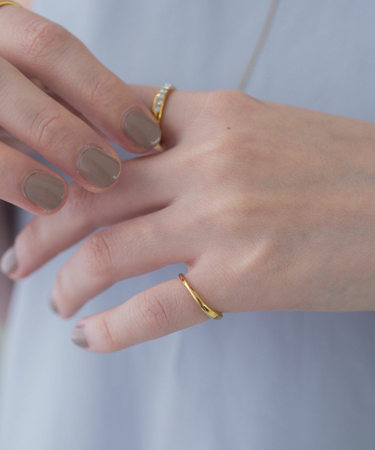 ニュアンスメタルステンレスリング