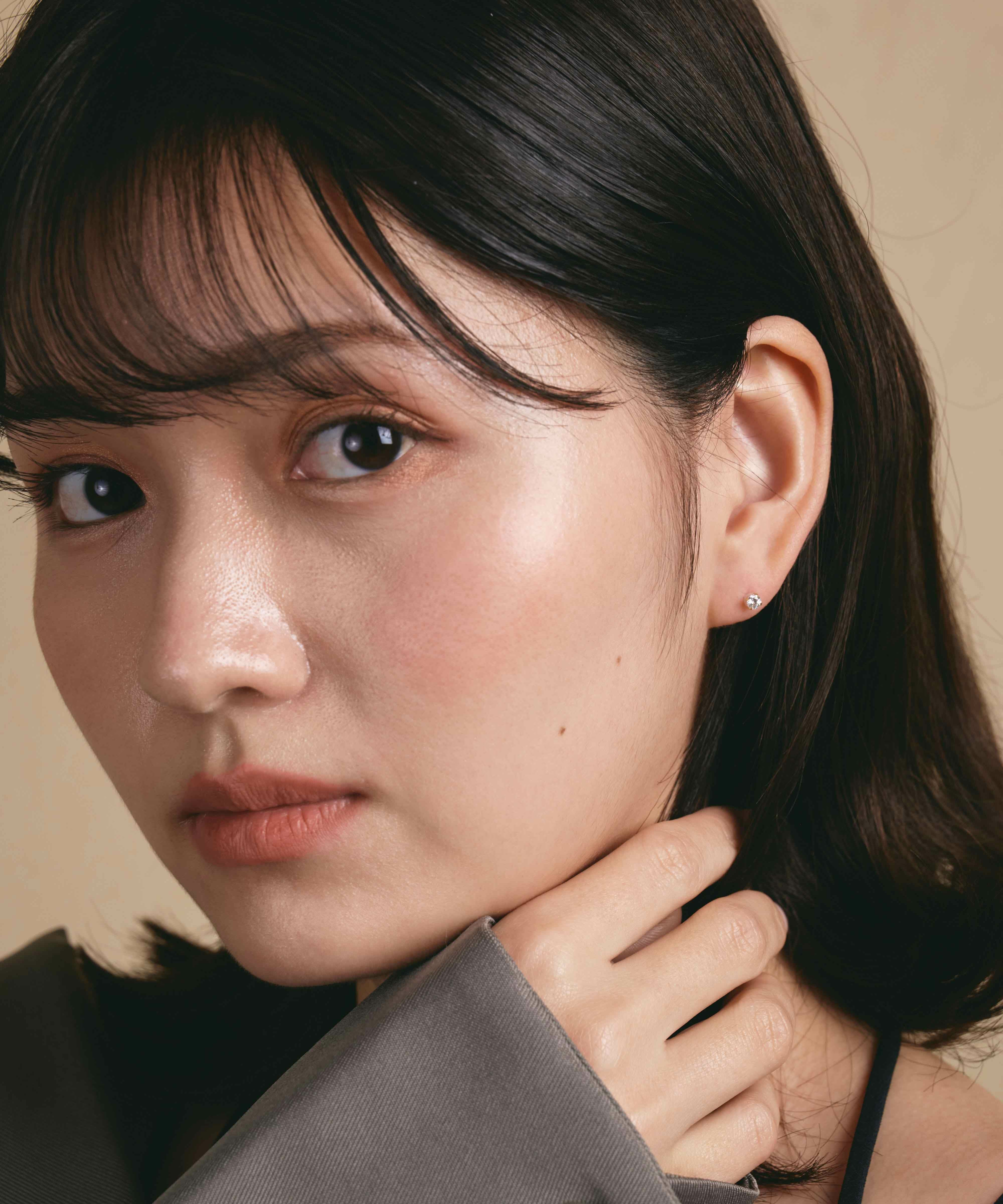 3ミリジルコニアK18ポストピアス | 【公式】MUK ONLINE SHOP｜人気