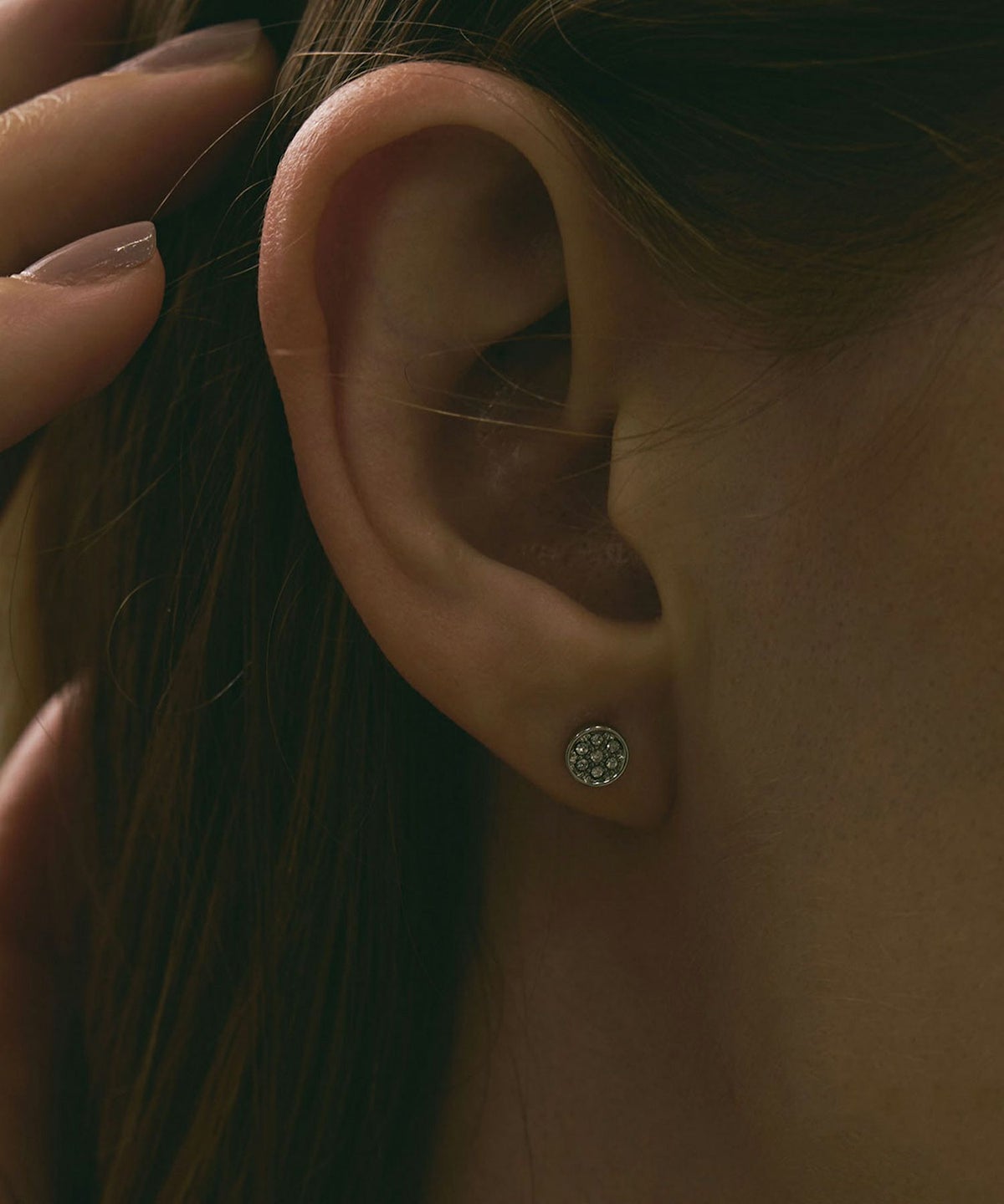 セルクルヴェールチタンポストピアス【MUK petite charme】