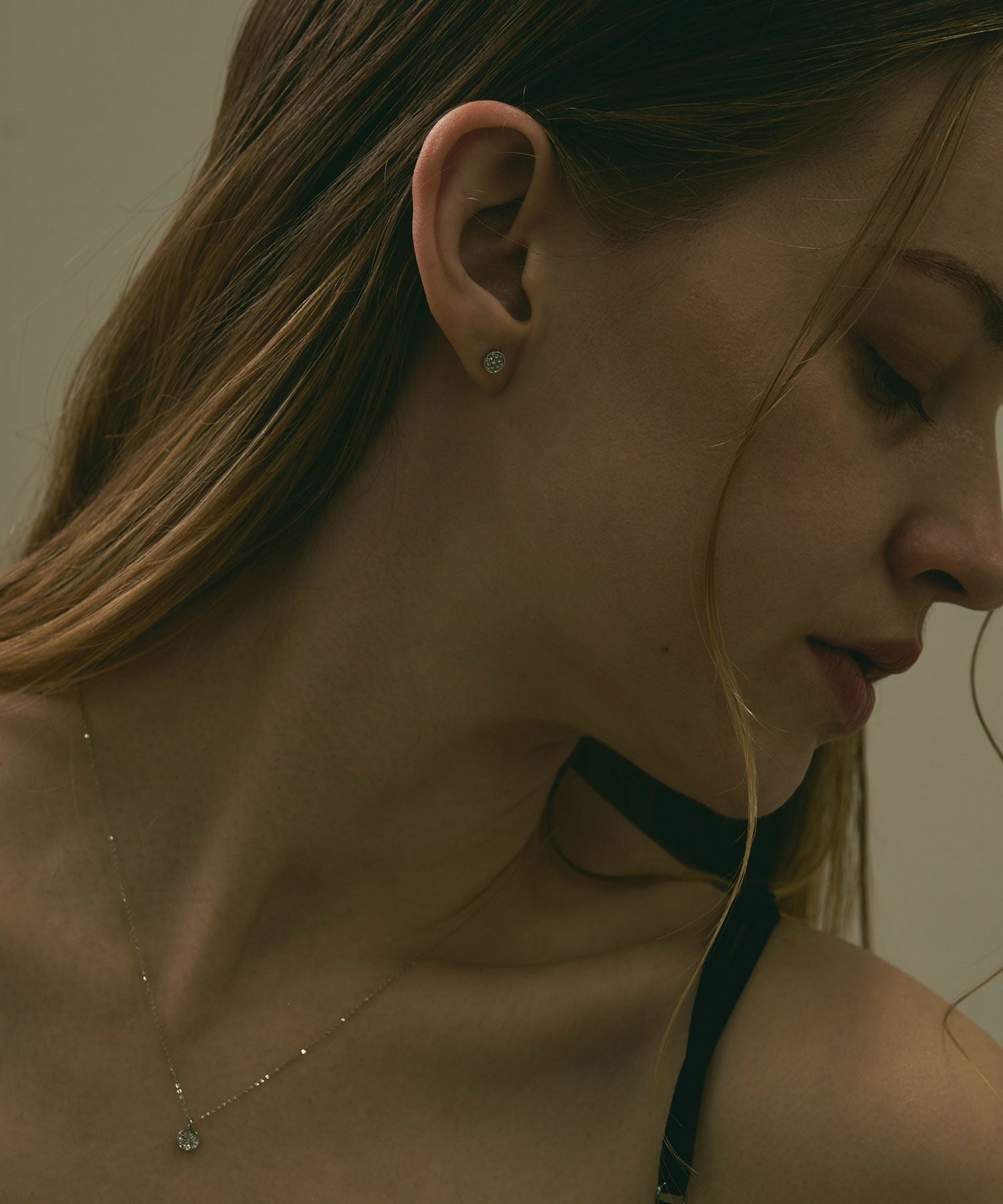 セルクルヴェールチタンポストピアス【MUK petite charme】