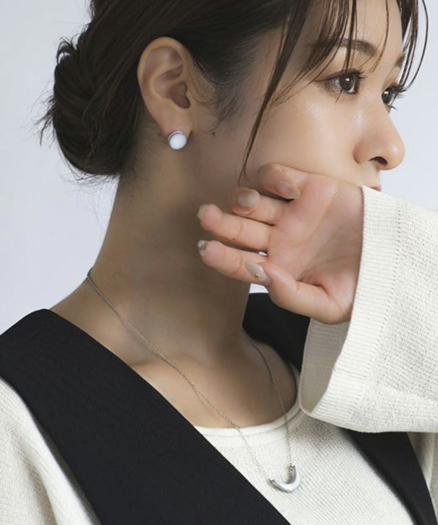 tou」美濃焼下弦の月ネックレス【MIKELO】 | 【公式】MUK ONLINE SHOP