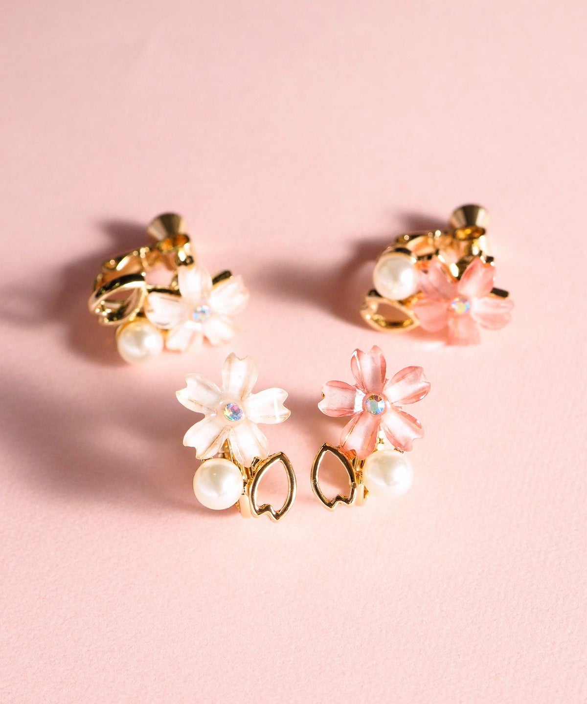 SAKURAパールイヤリング