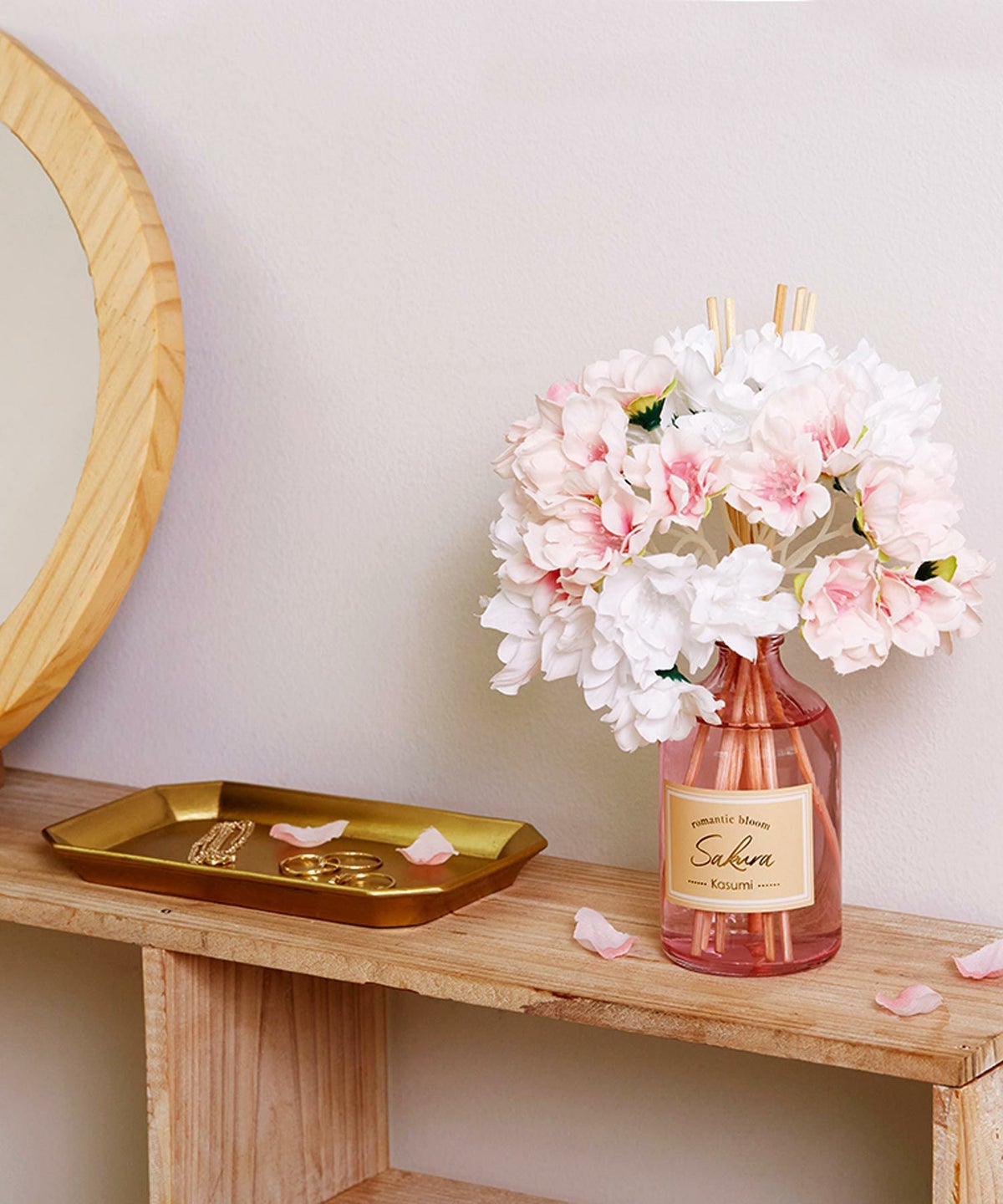 桜フラワーリードディフューザー