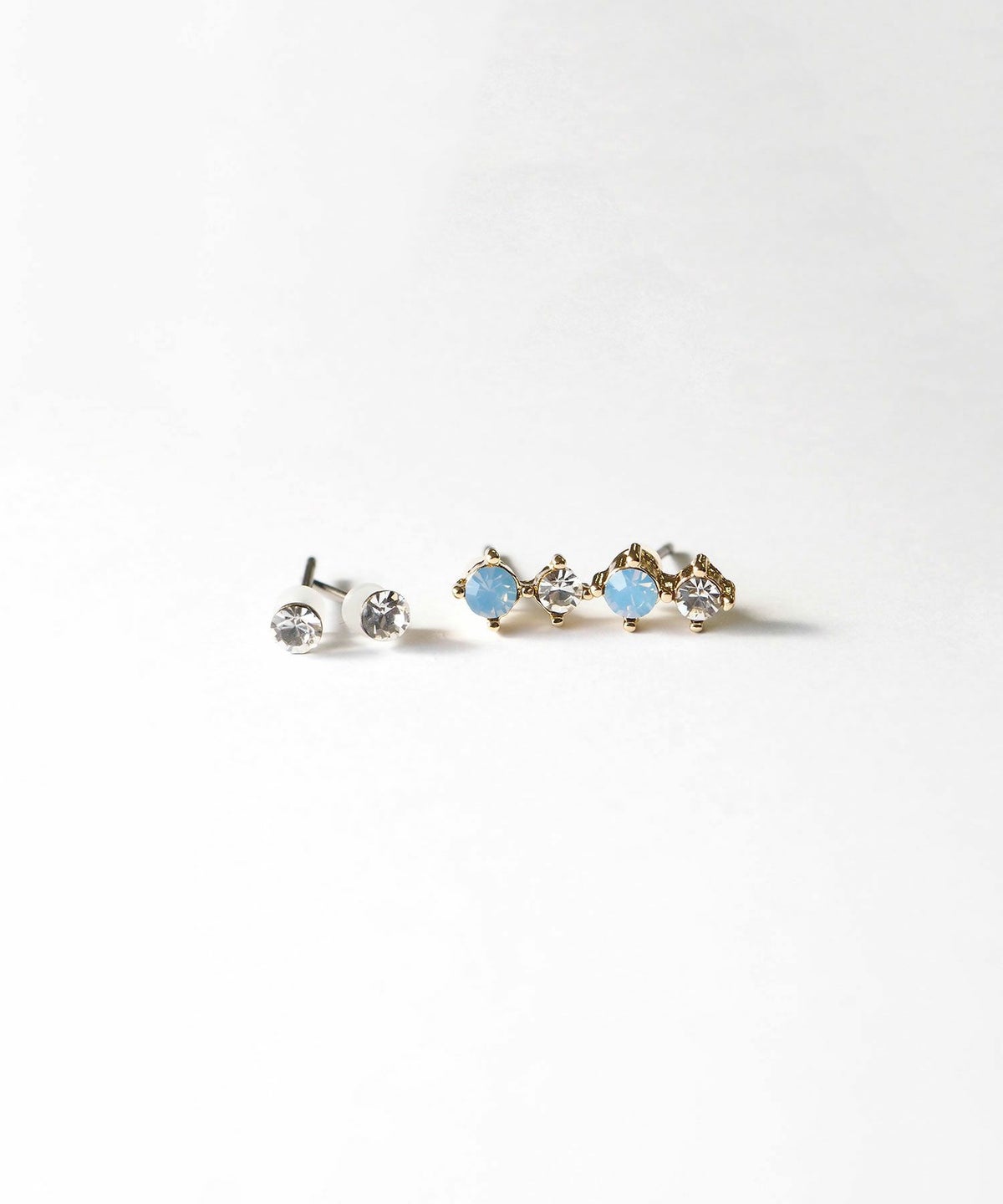 カラーストーンピュアチタンポストピアス