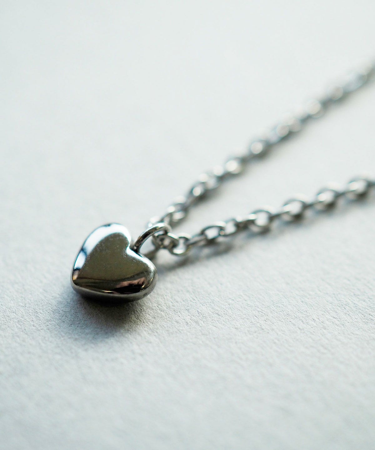 【web限定】ルミプチハートステンレスネックレス【Lumirise】