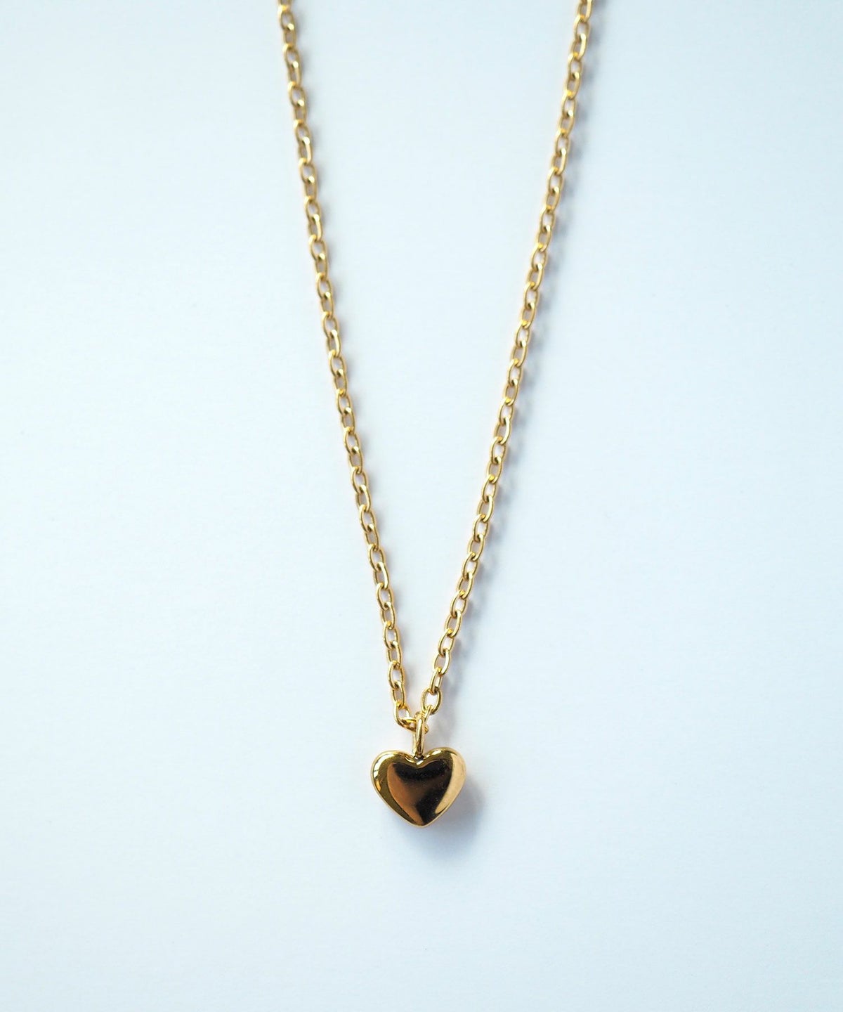 【web限定】ルミプチハートステンレスネックレス【Lumirise】