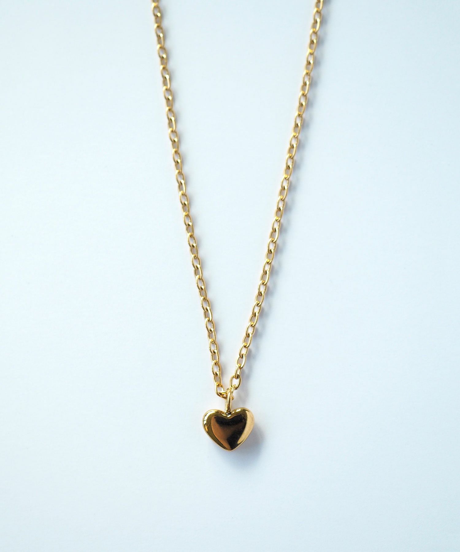 【web限定】ルミプチハートステンレスネックレス【Lumirise】