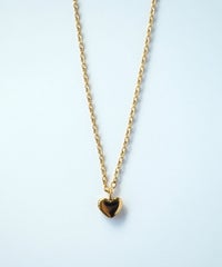 【web限定】ルミプチハートステンレスネックレス【Lumirise】