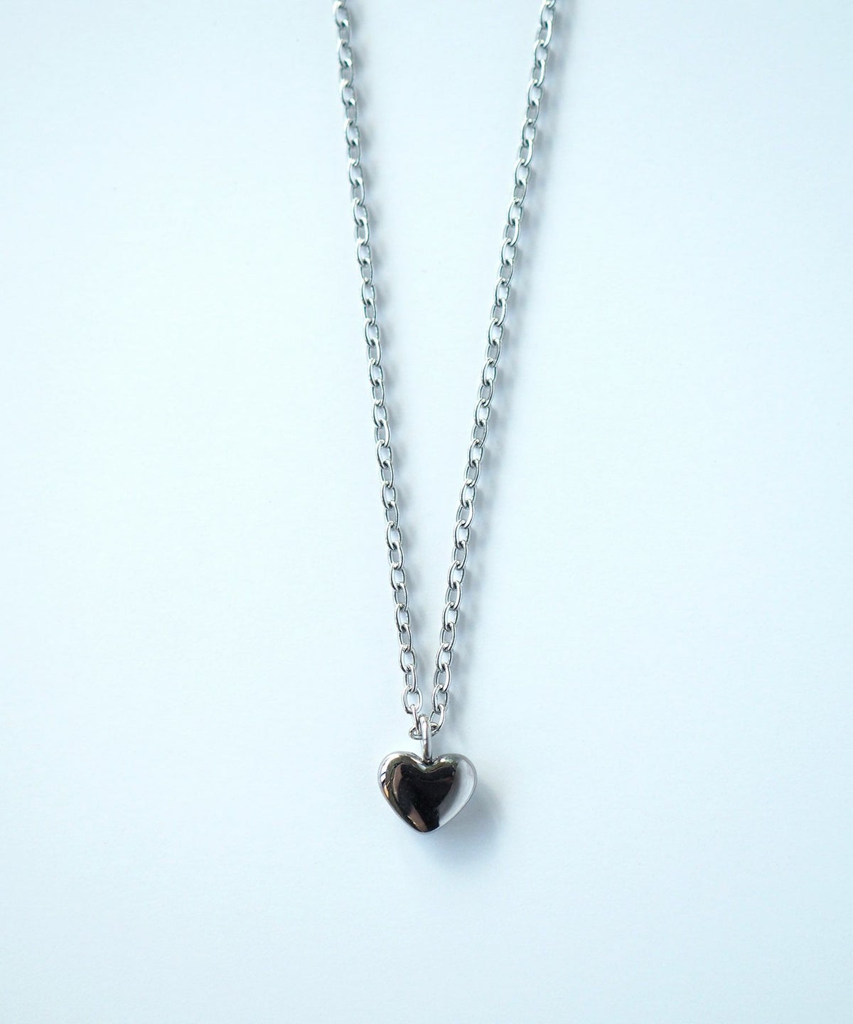 【web限定】ルミプチハートステンレスネックレス【Lumirise】