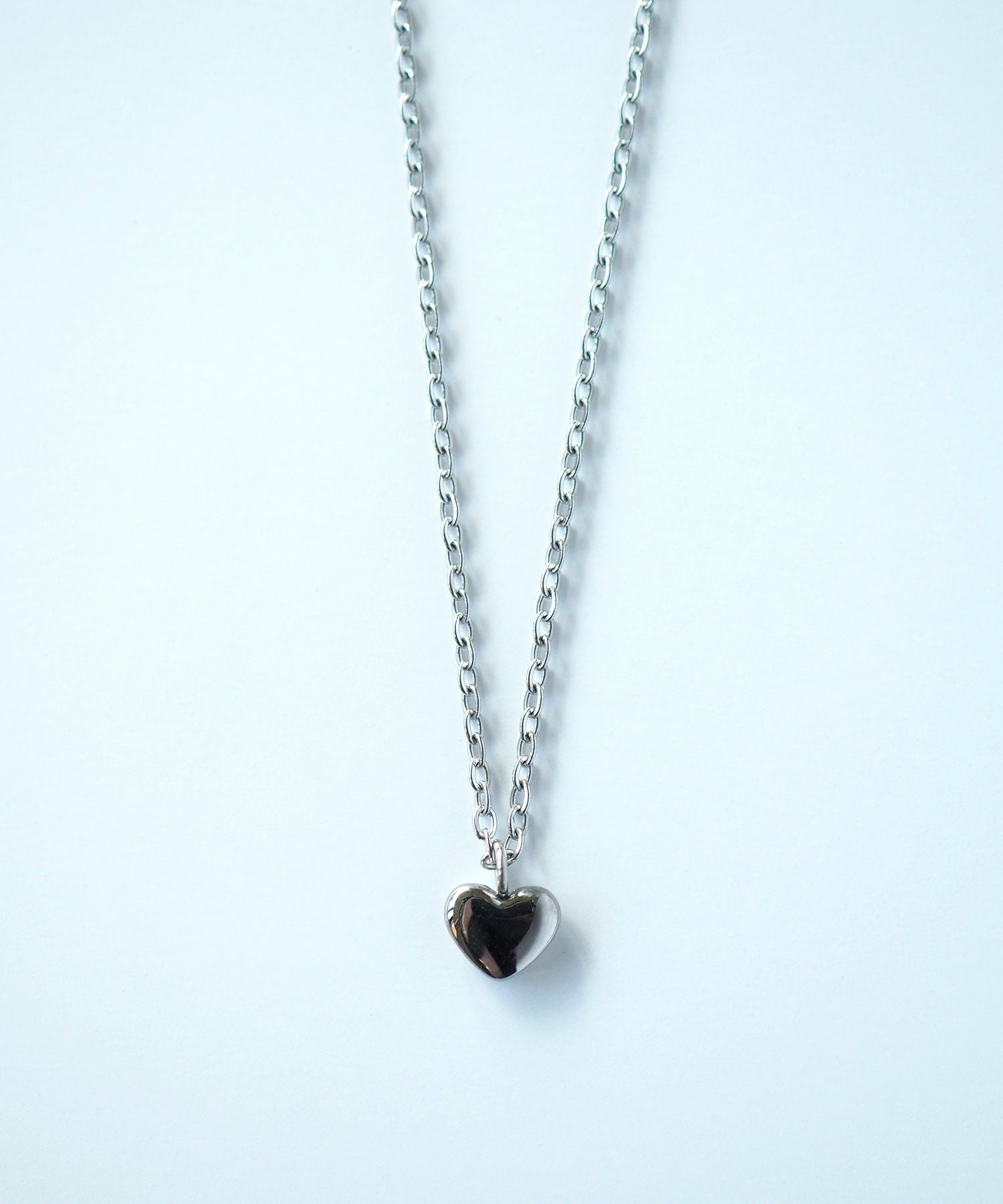 【web限定】ルミプチハートステンレスネックレス【Lumirise】