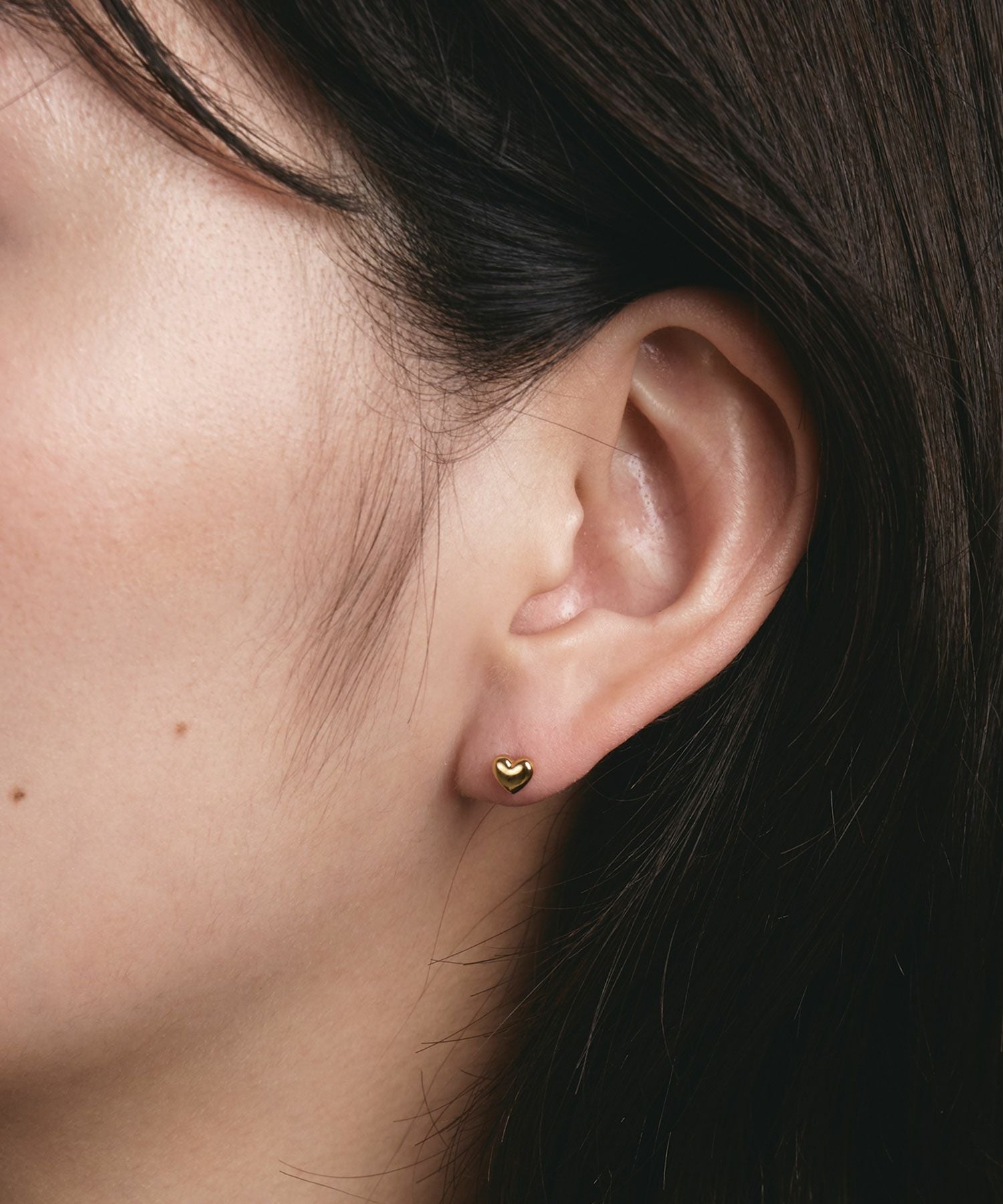 【web限定】ルミプチハートサージカルステンレスポストピアス【Lumirise】