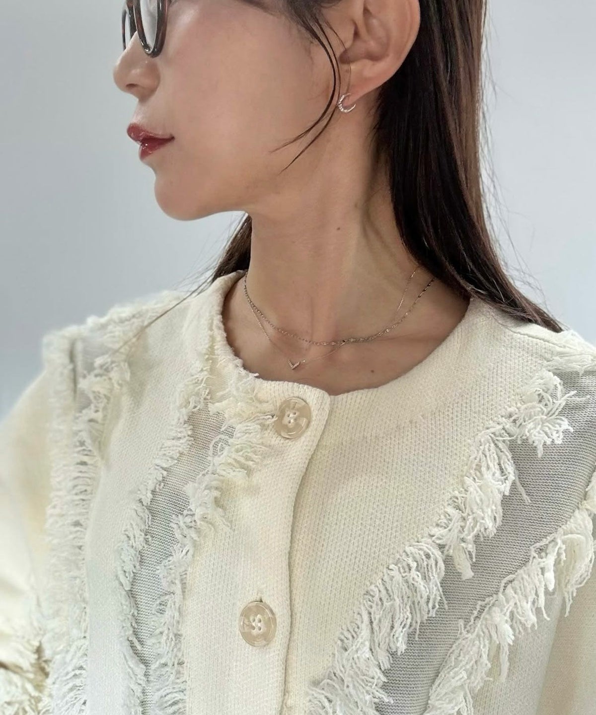 ペタルチェーンネックレス【MUK petite charme】