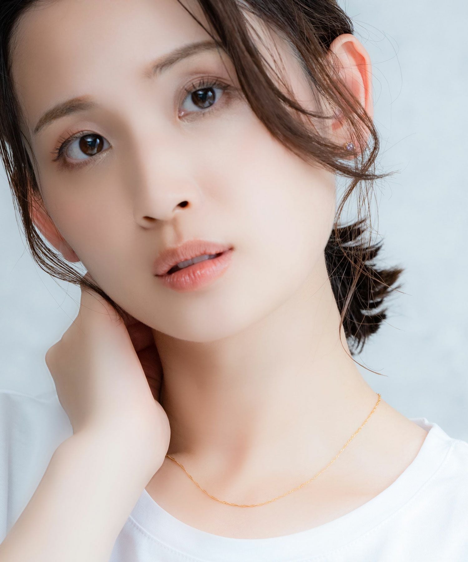 スクリューチェーンネックレス【MUK petite charme】