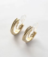 【web限定】ルミスターダストクリスタルループフィットイヤリング【Lumirise】