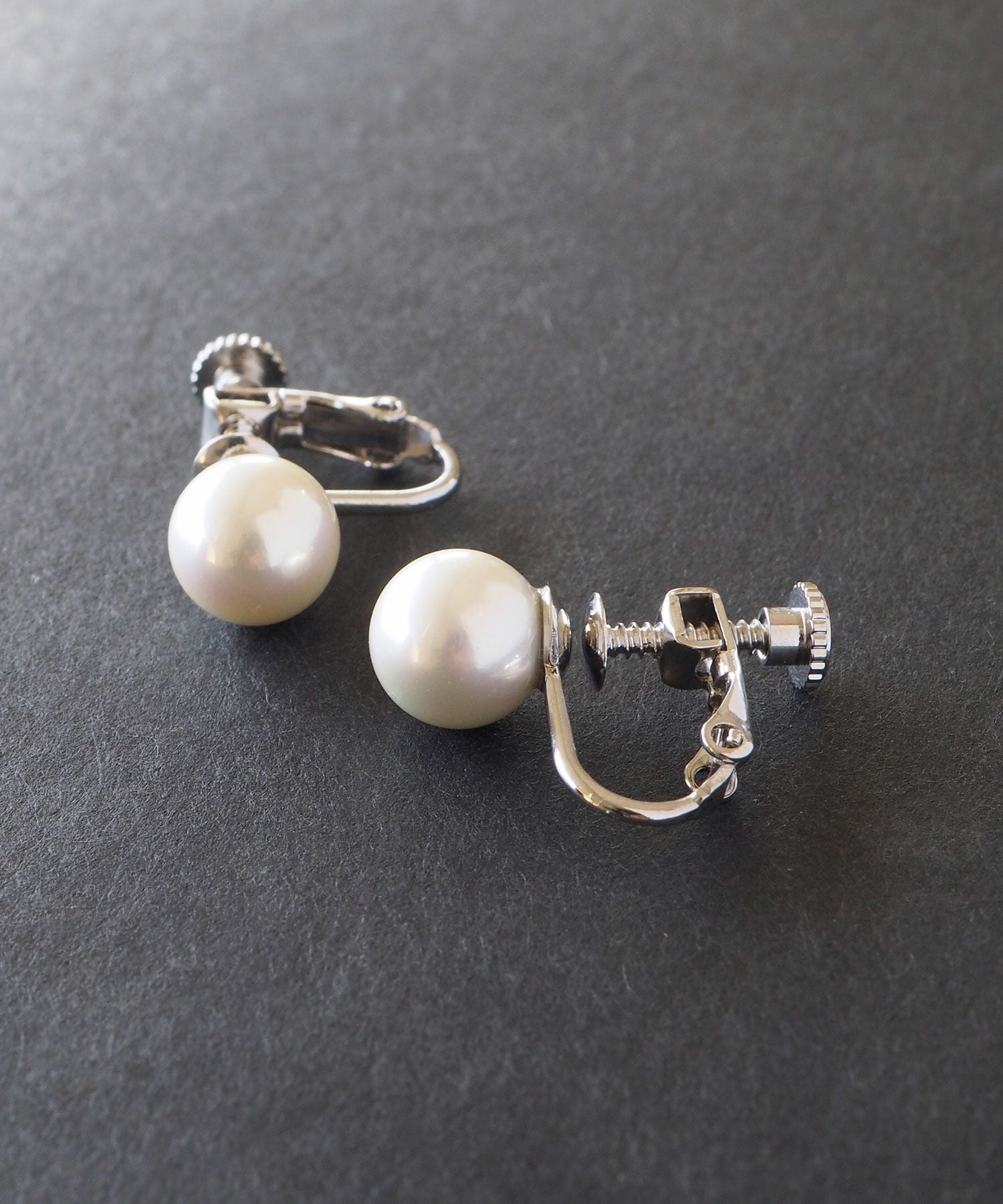 磨き貝パールイヤリング(8mm)【JUNO PREMIUM】 | 【公式】MUK ONLINE