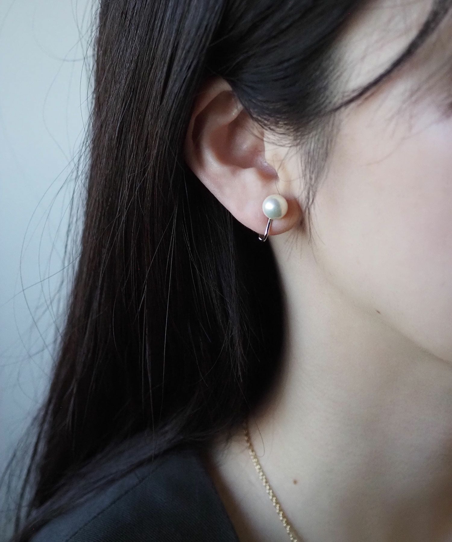 磨き貝パールイヤリング(8mm)【JUNO PREMIUM】 | 【公式】MUK ONLINE