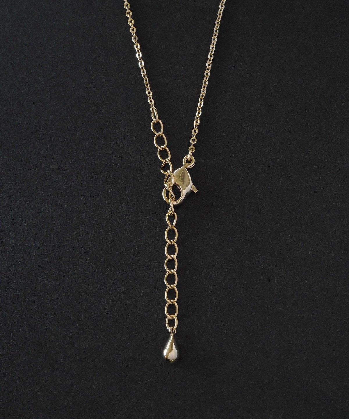 磨き貝パールサークルパヴェネックレス【JUNO PREMIUM】