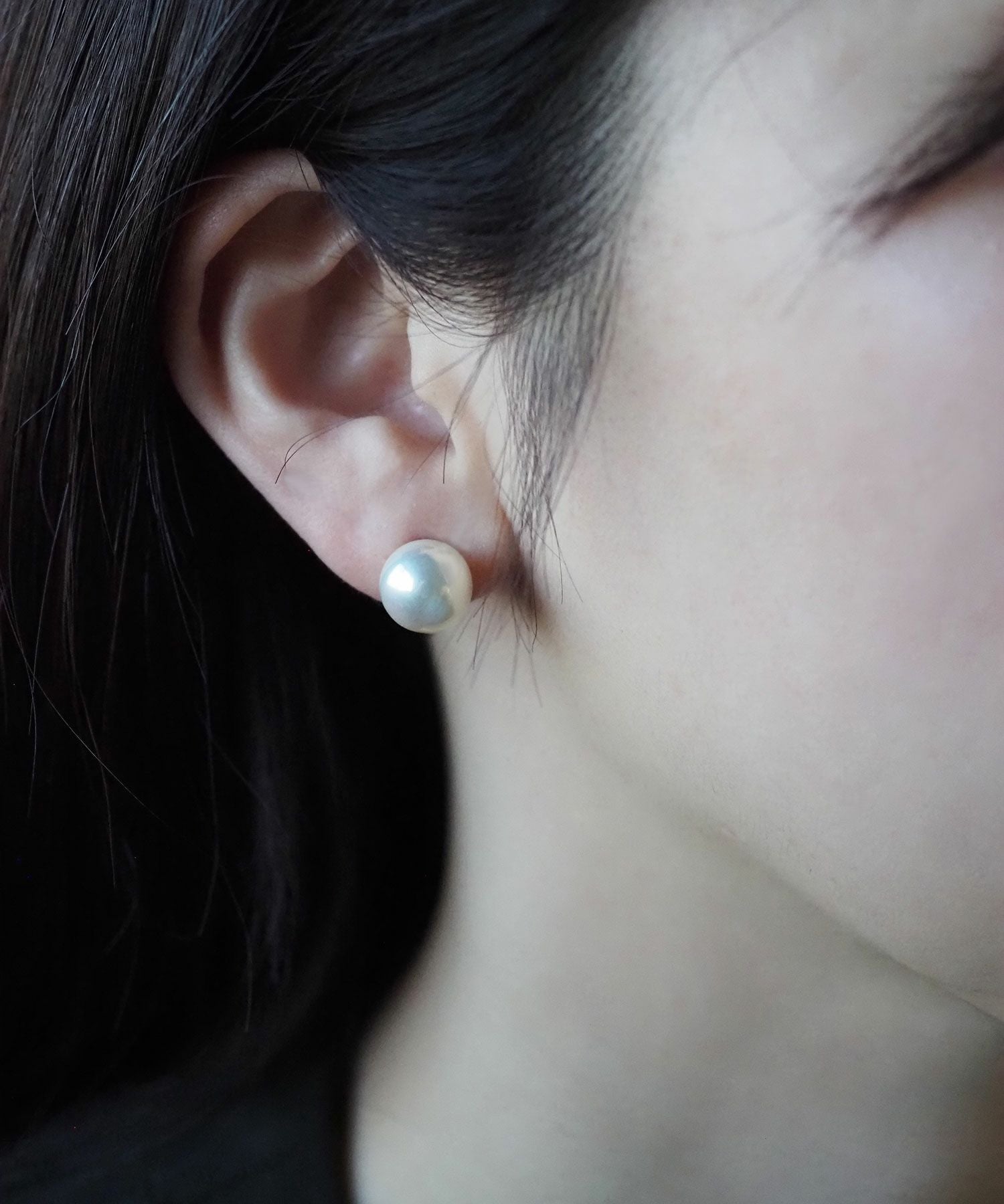 磨き貝パールチタンポストピアス(10mm)【JUNO PREMIUM】 | 【公式】MUK