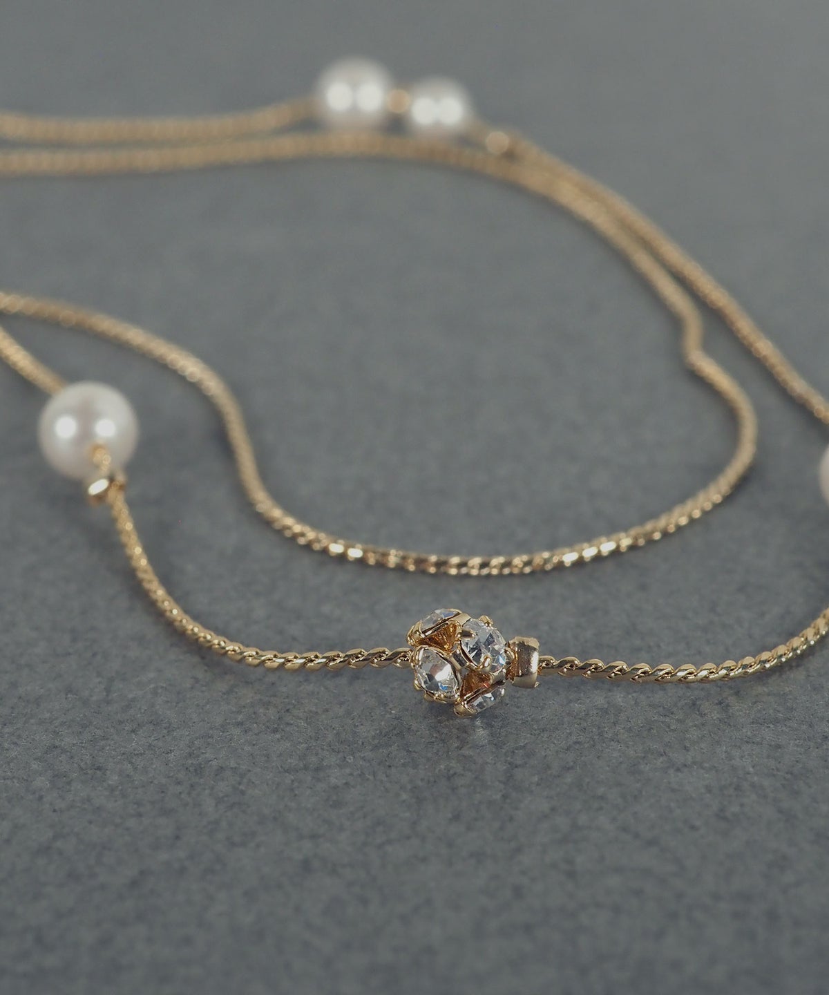 ボールストーンステーションロングネックレス【MUK voyalibre】