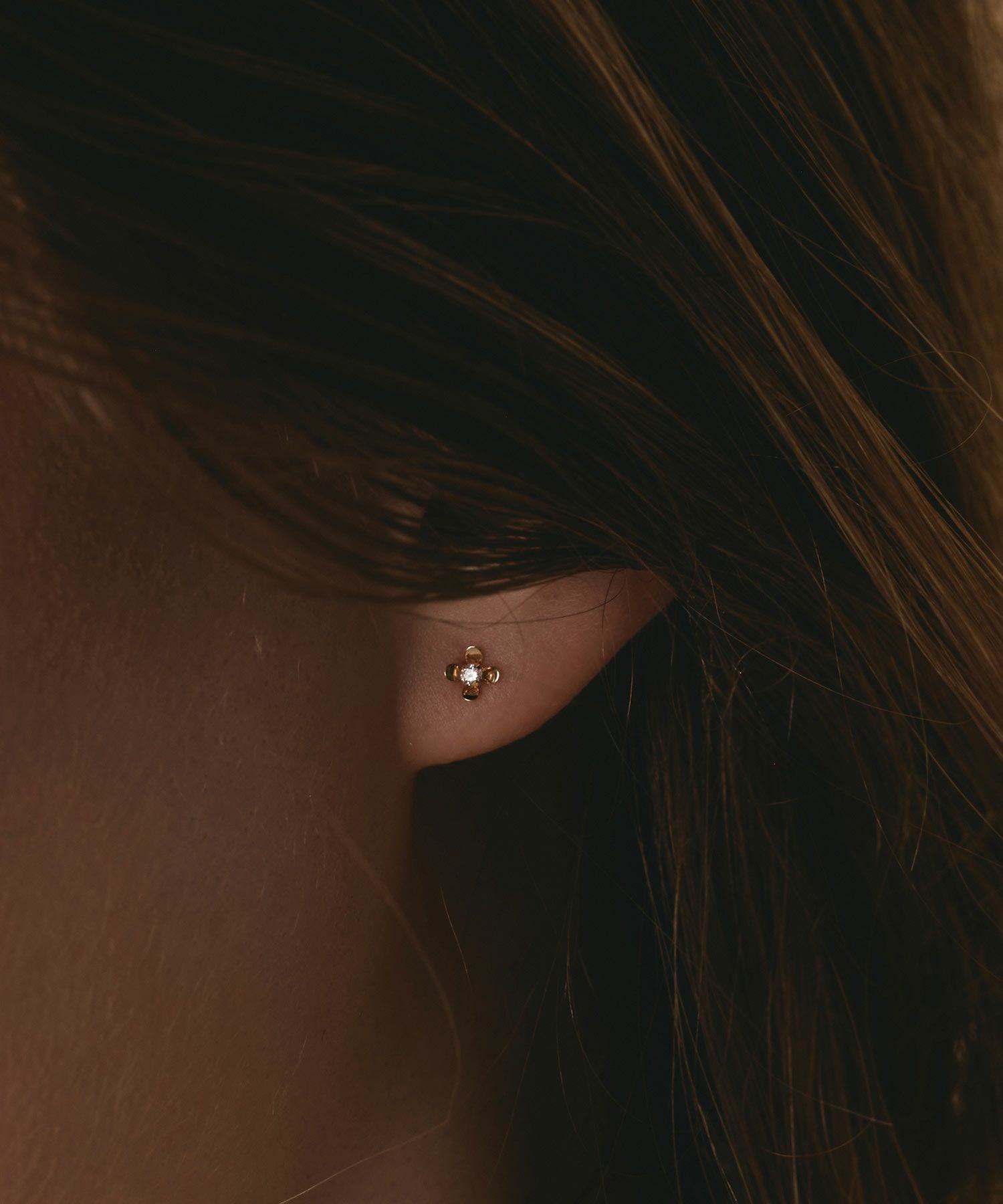 web限定】[K10]YGプチフロラダイヤモンドピアス | 【公式】MUK ONLINE