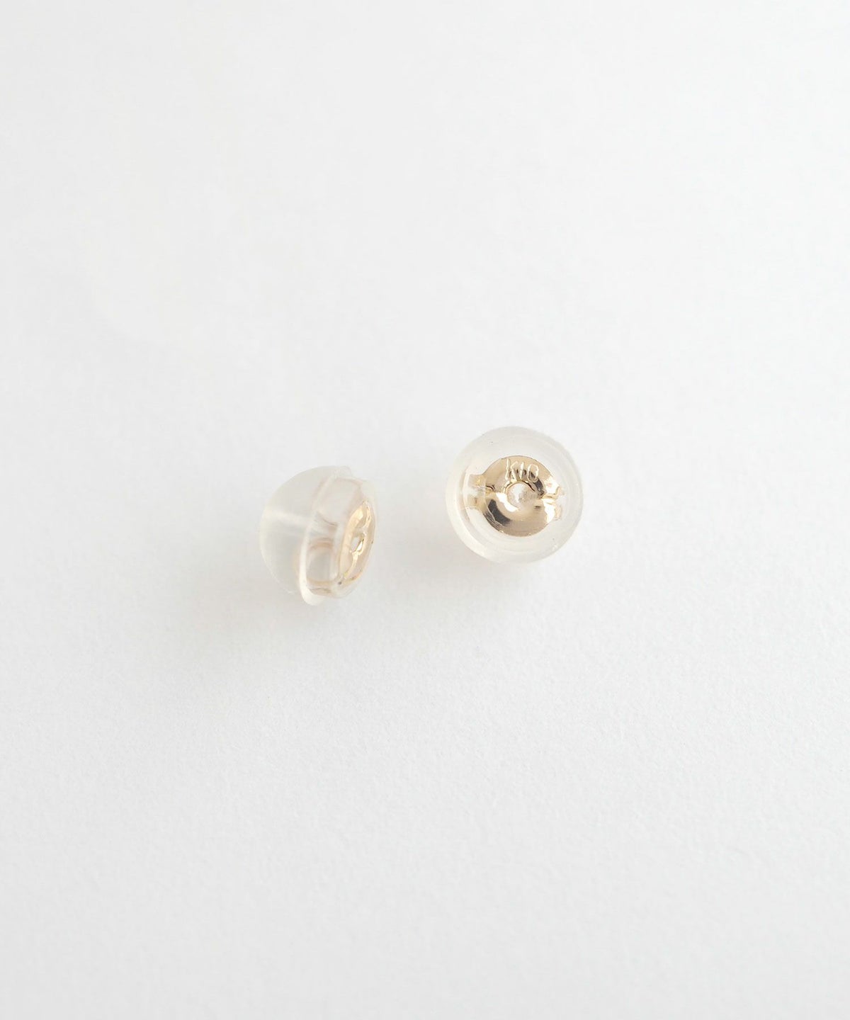 K10ツインカーブダイヤモンドラインピアス【cucia K10 Light Jewelry】