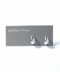 ドロップメタルサージカルステンレスポストピアス
