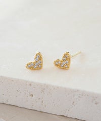 パヴェハートK18ポストピアス